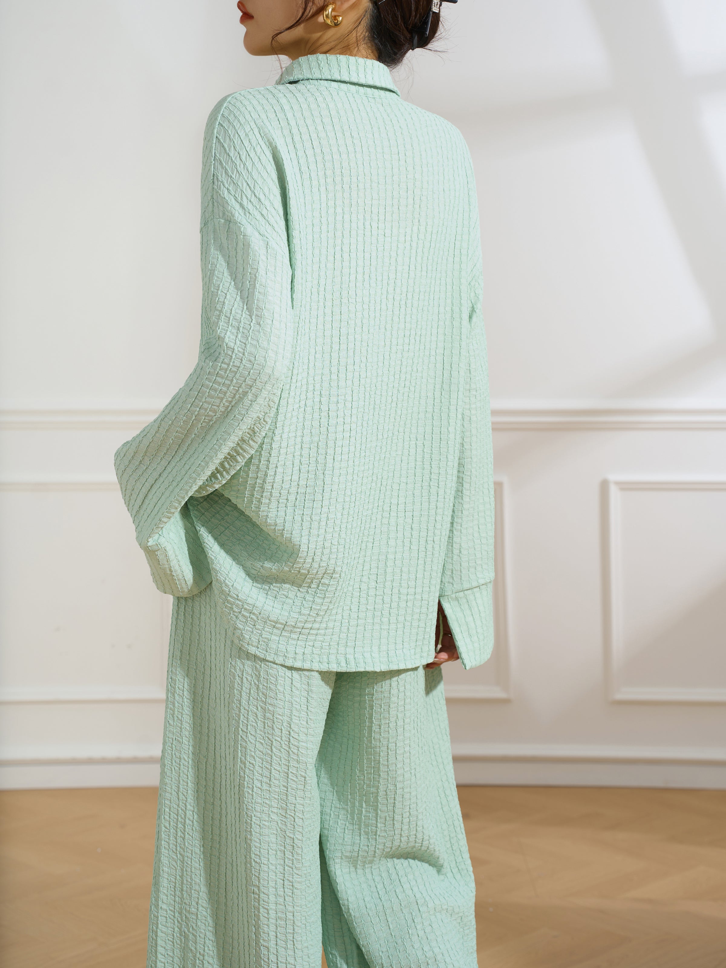 Nazaré Two Piece Summer Textured Suit