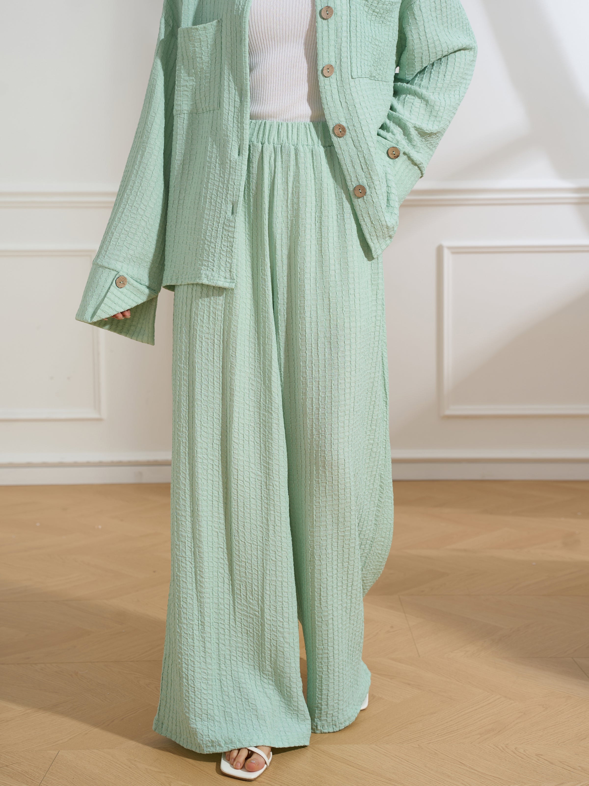 Nazaré Two Piece Summer Textured Suit