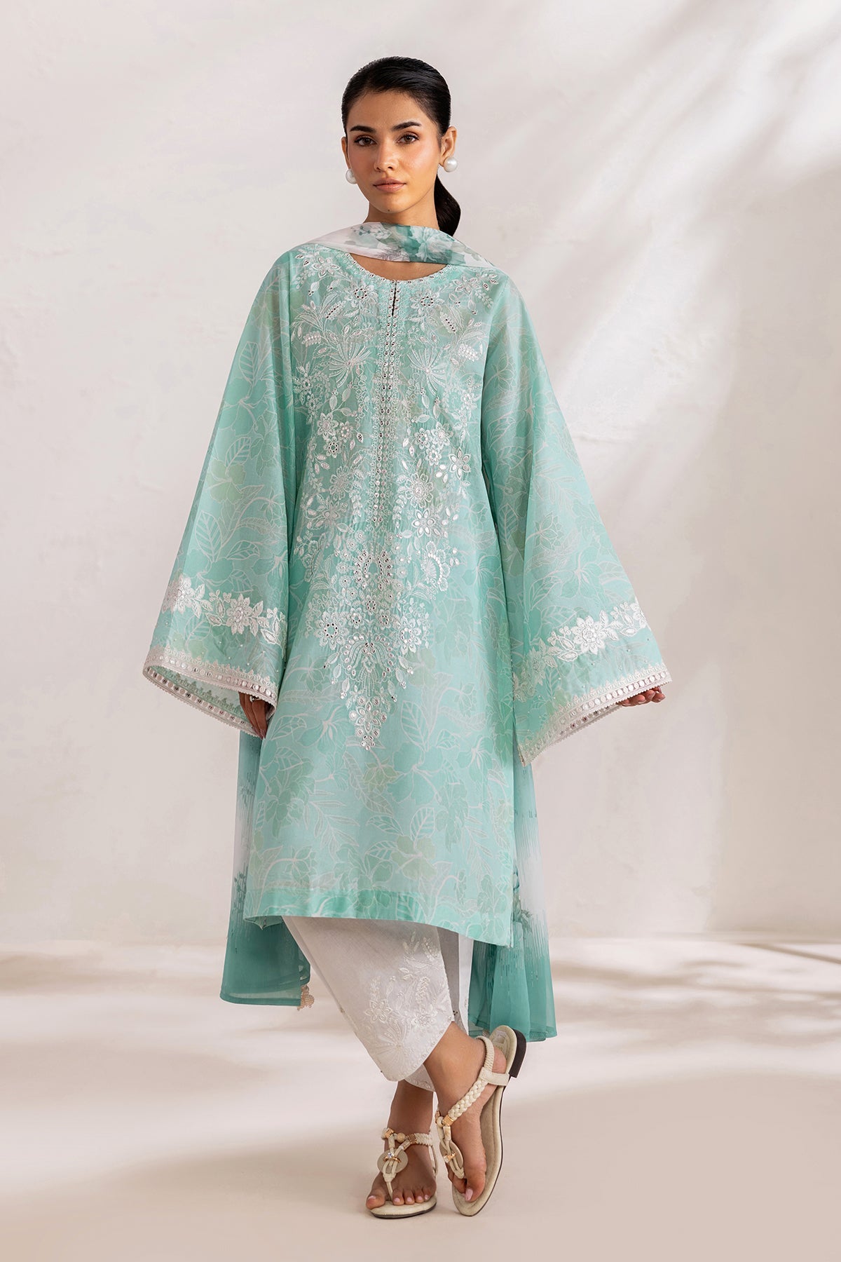 EMBROIDERED LAWN SF-4451