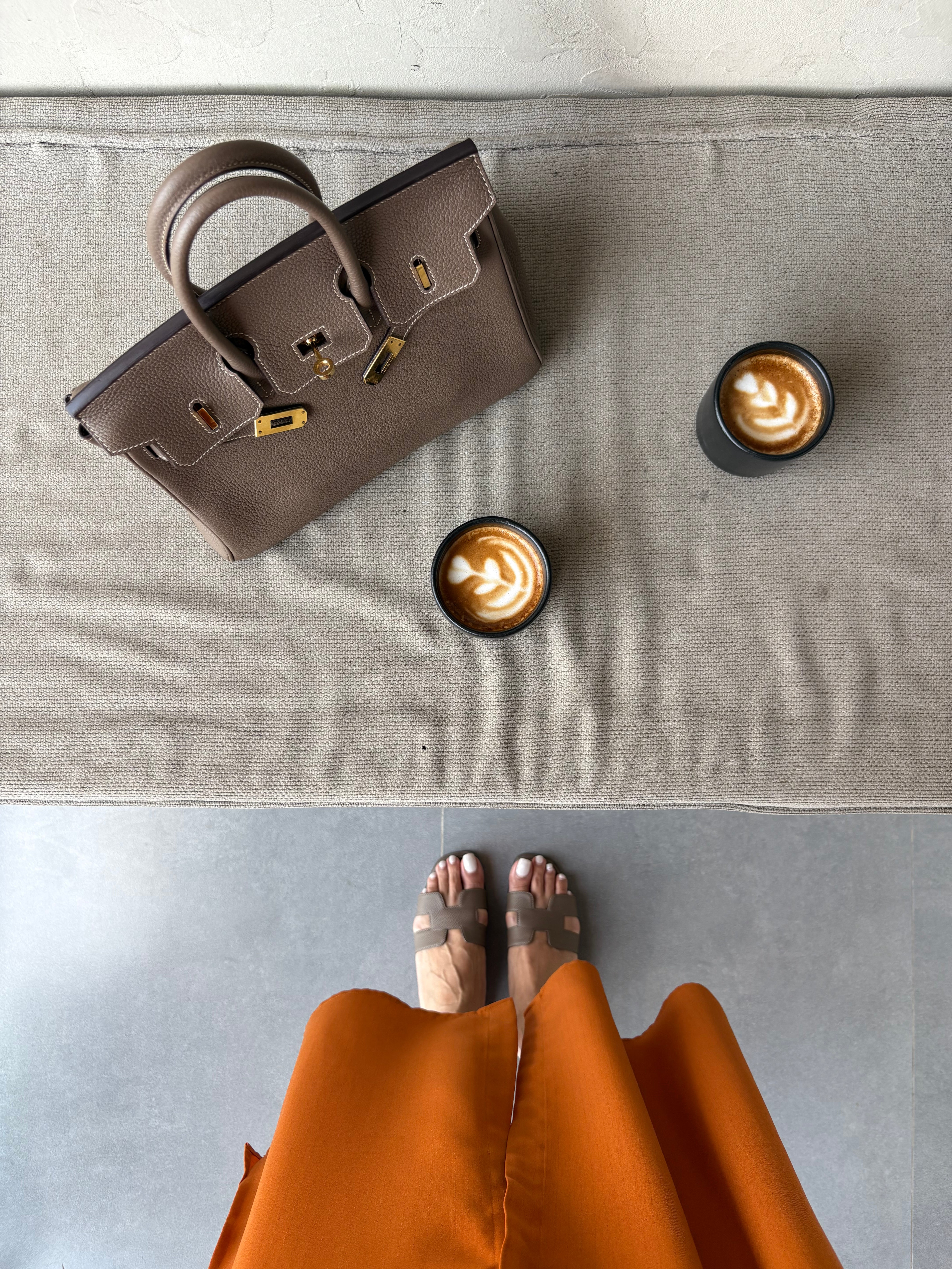 Burnt Orange Travel Set