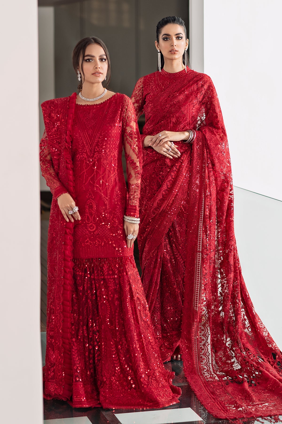 EMBROIDERED NET CH09-06 STITCHED