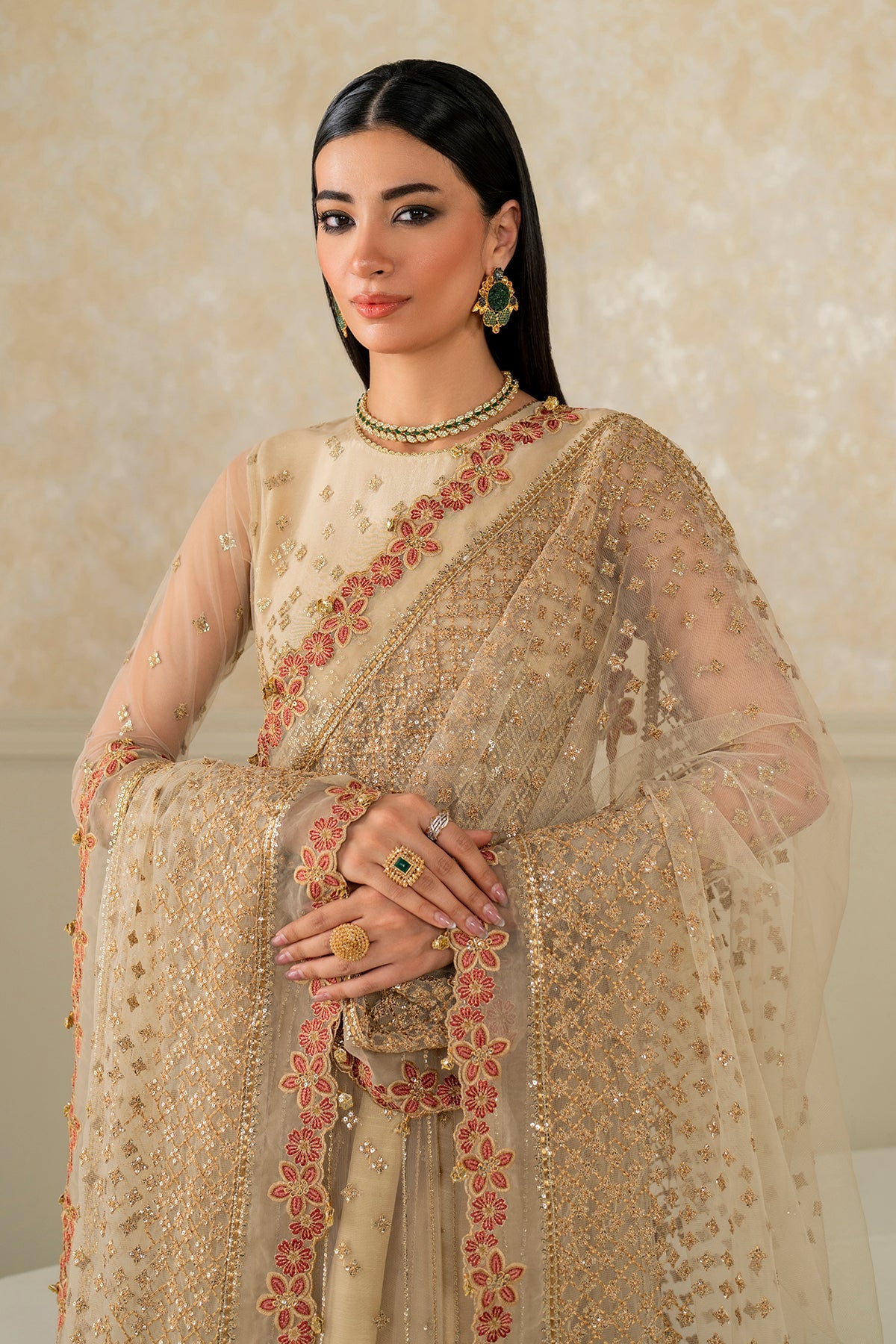 EMBROIDERED NET SF-4159
