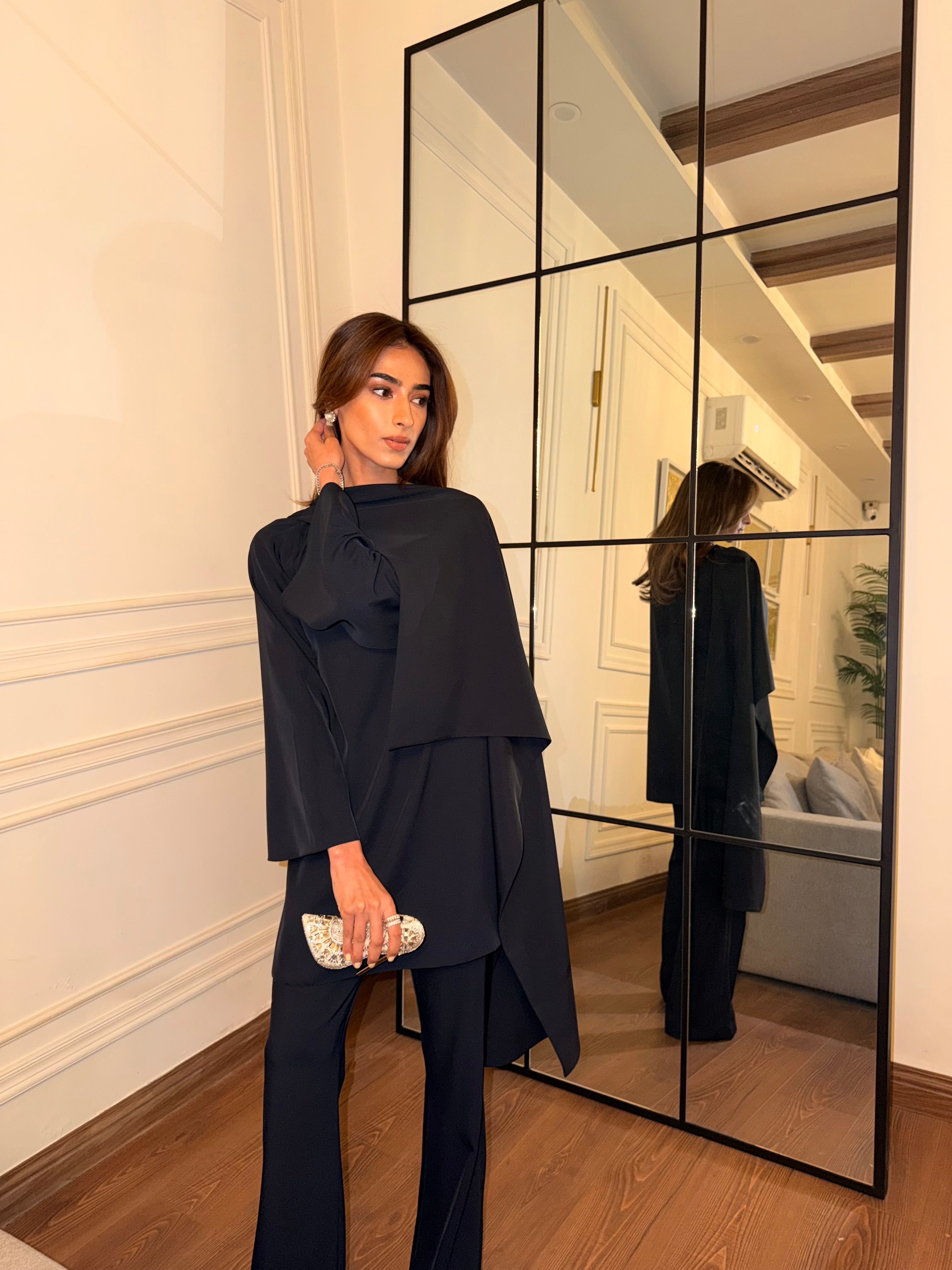 Navy Drape Set