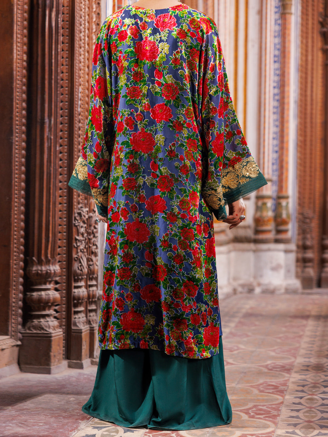 Green Palachi Formal 2Pc Stitched - AL-LS-LKS-535