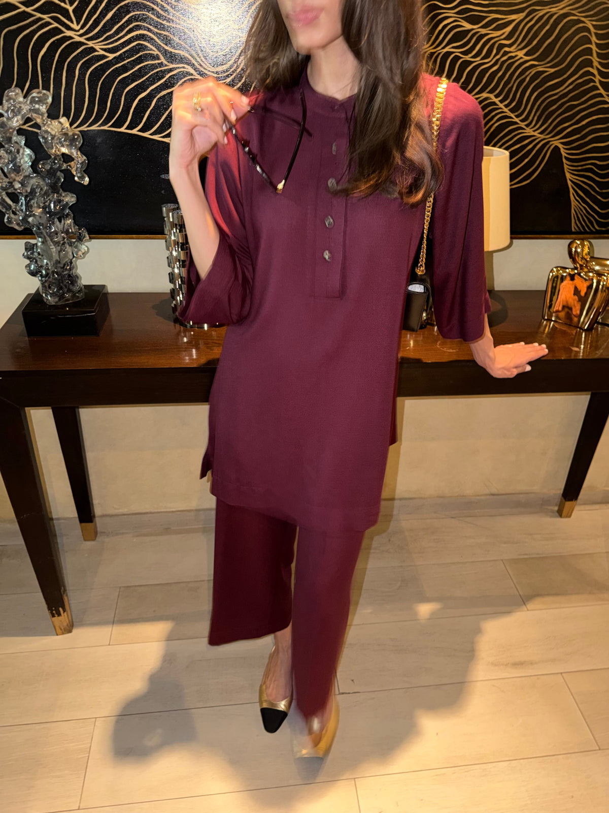 Burgundy Wellsy Set