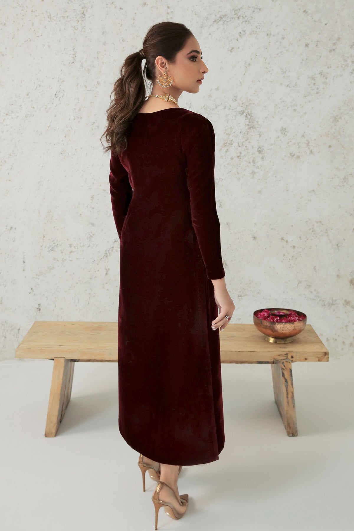 SOLID VELVET SUIT PR-704