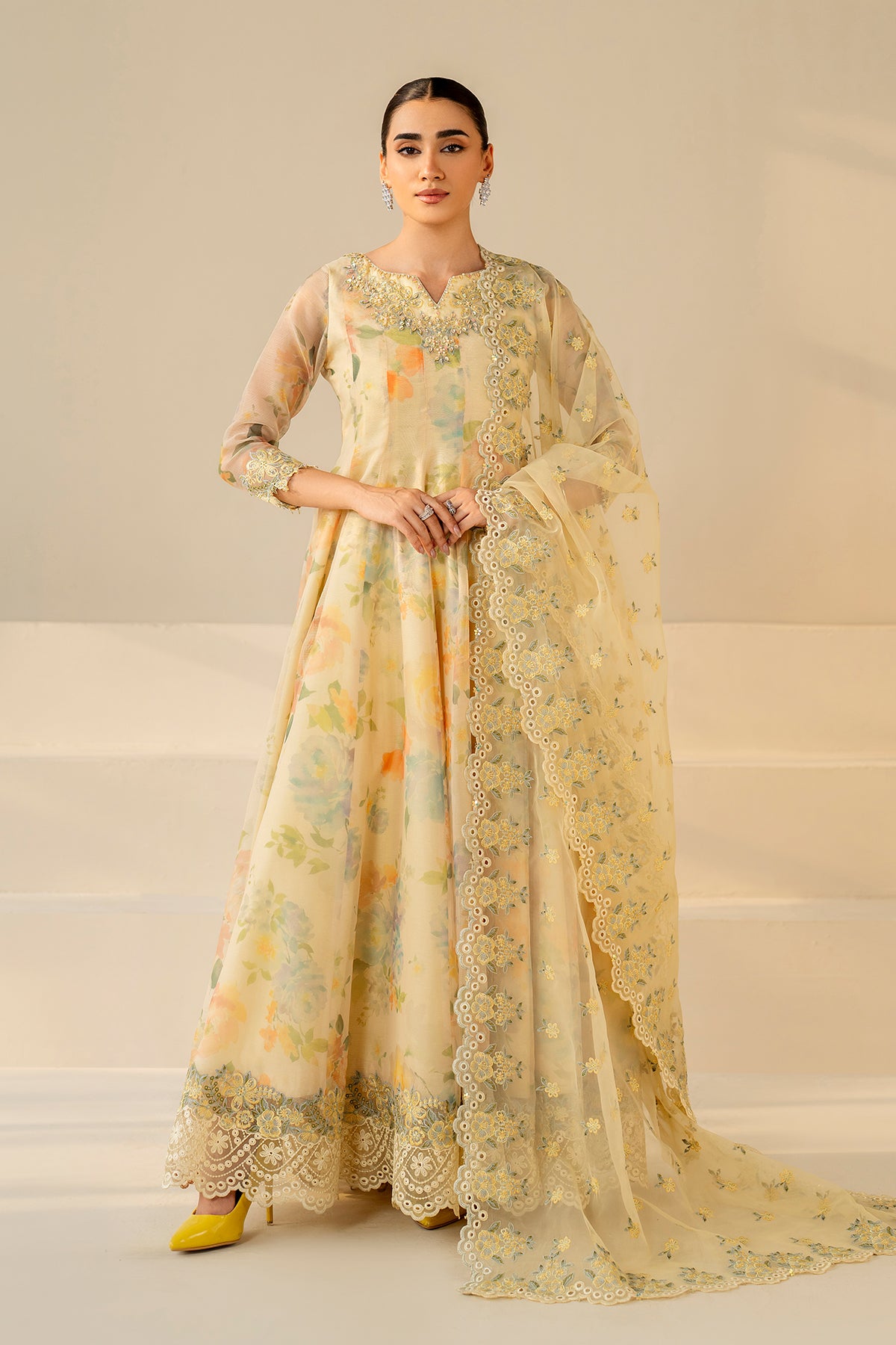 EMBROIDERED COTTON PATTI PR-1180