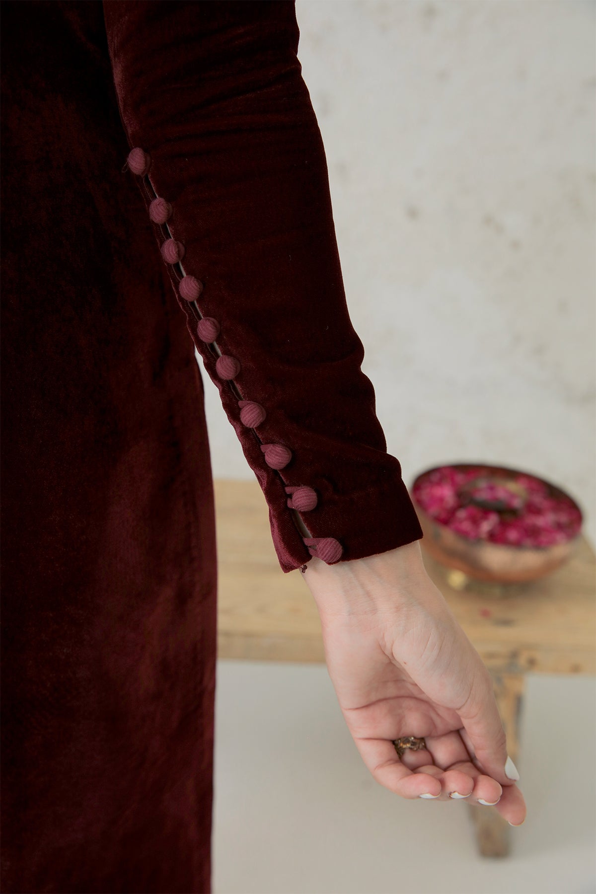 SOLID VELVET SUIT PR-704