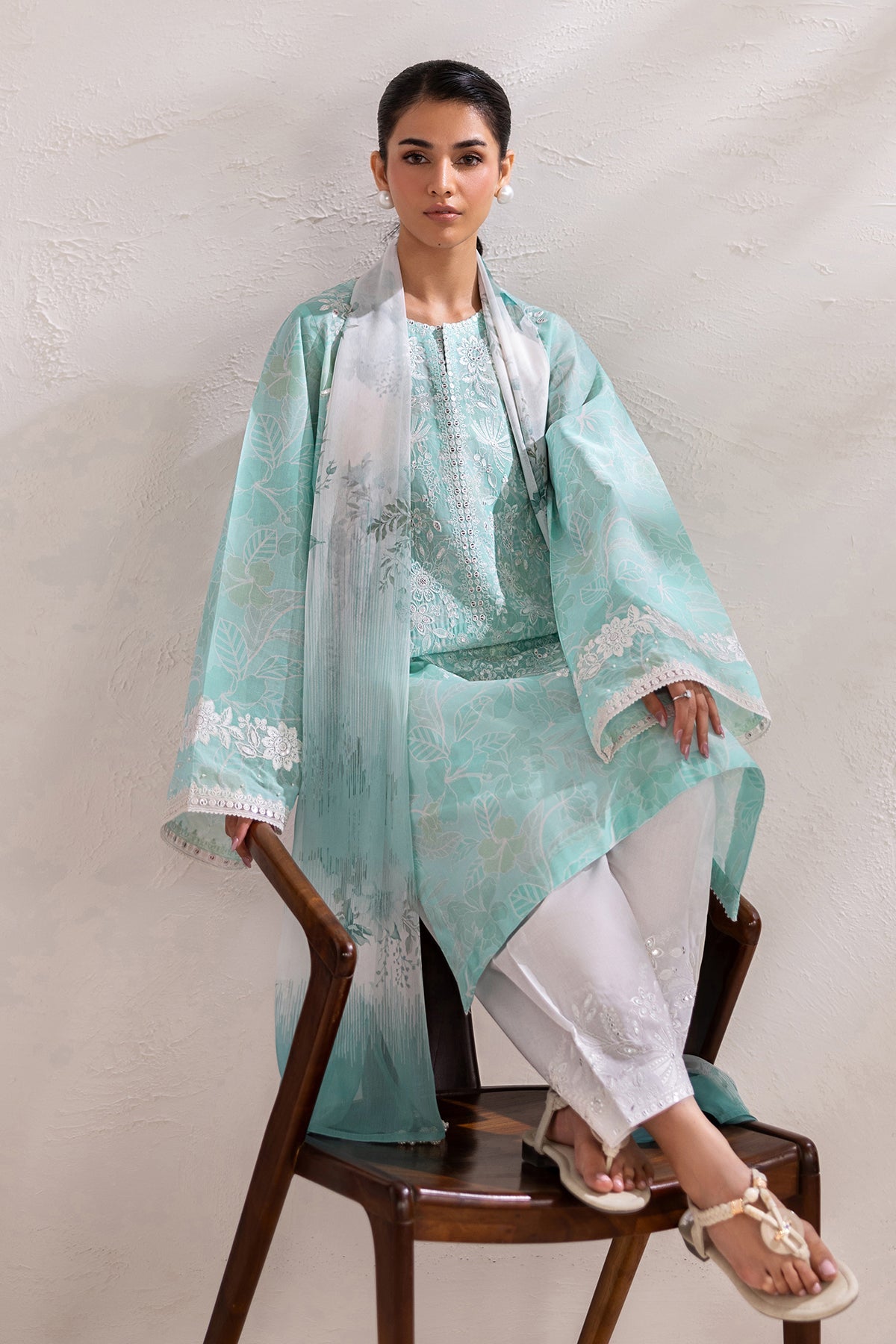 EMBROIDERED LAWN SF-4451
