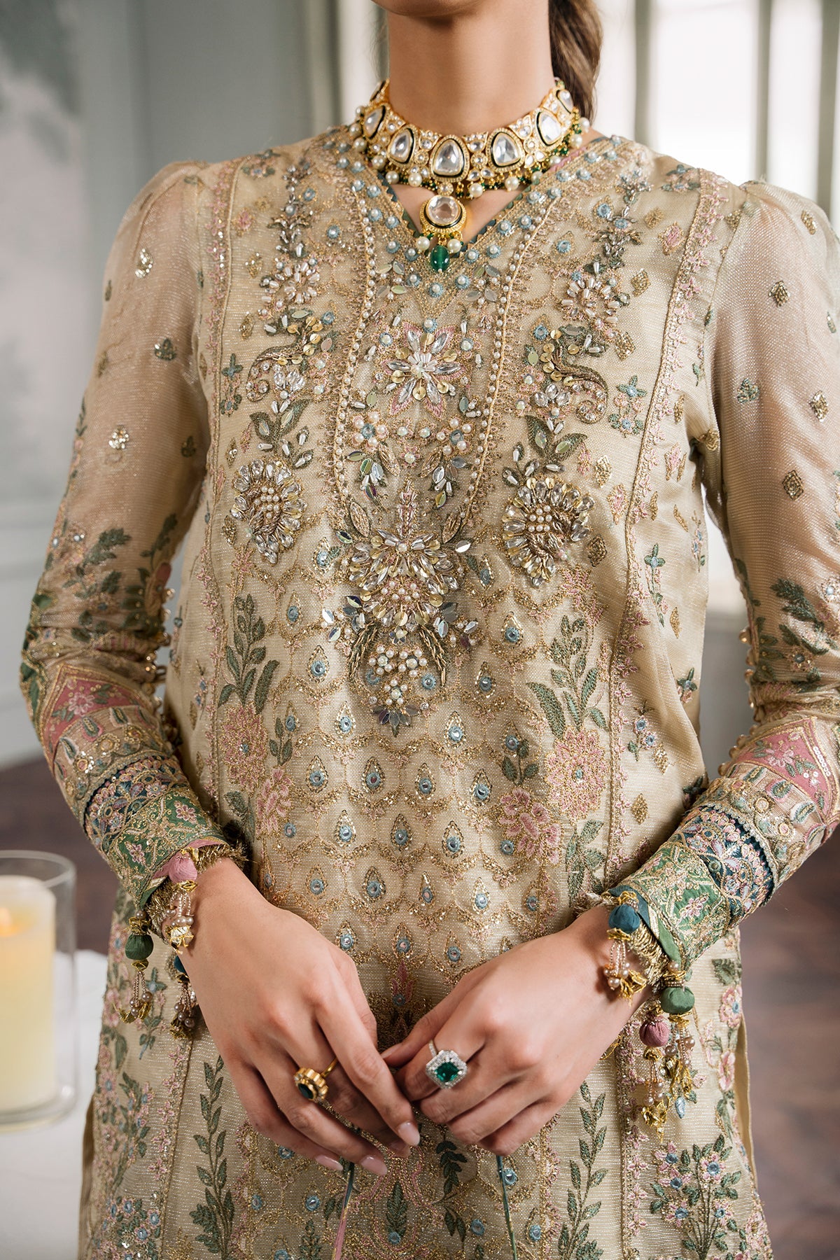 EMBROIDERED MASURI CH12-04 UNSTITCHED