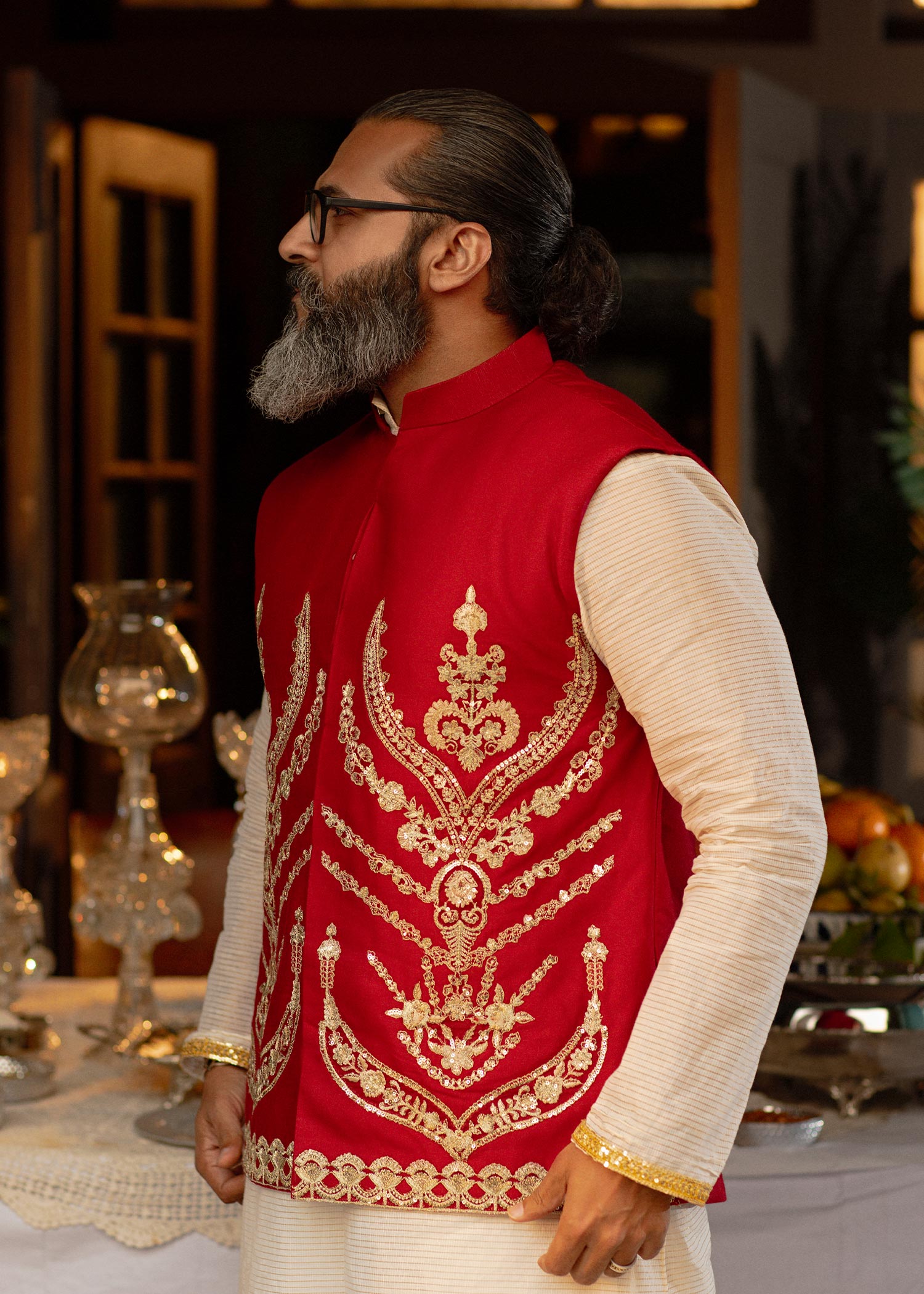 Natural Karandi Waistcoat