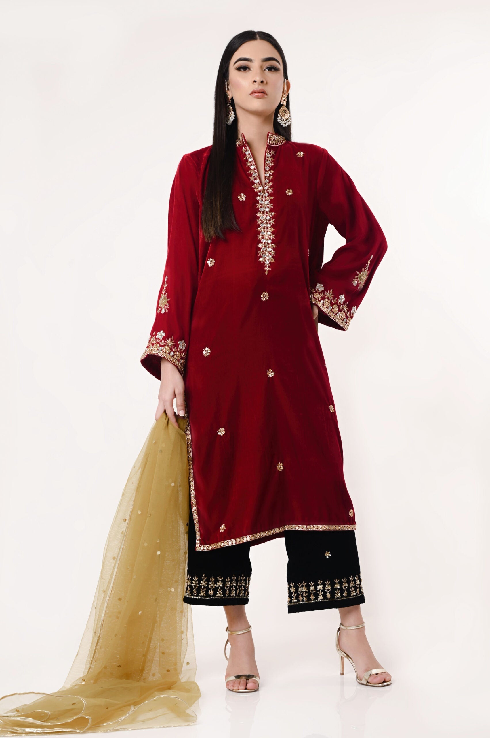 Zenya Velvet Outfit