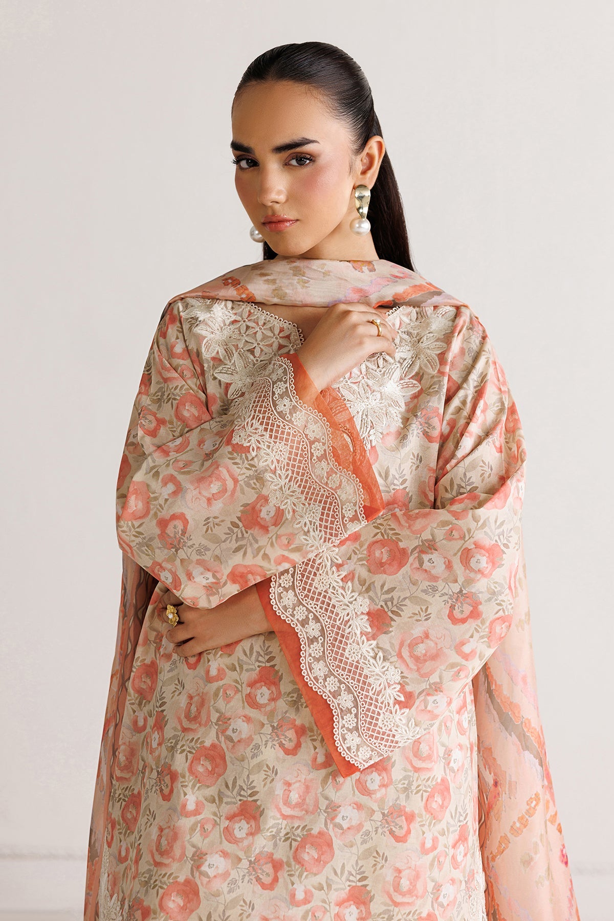 EMBROIDERED LAWN SF-4495