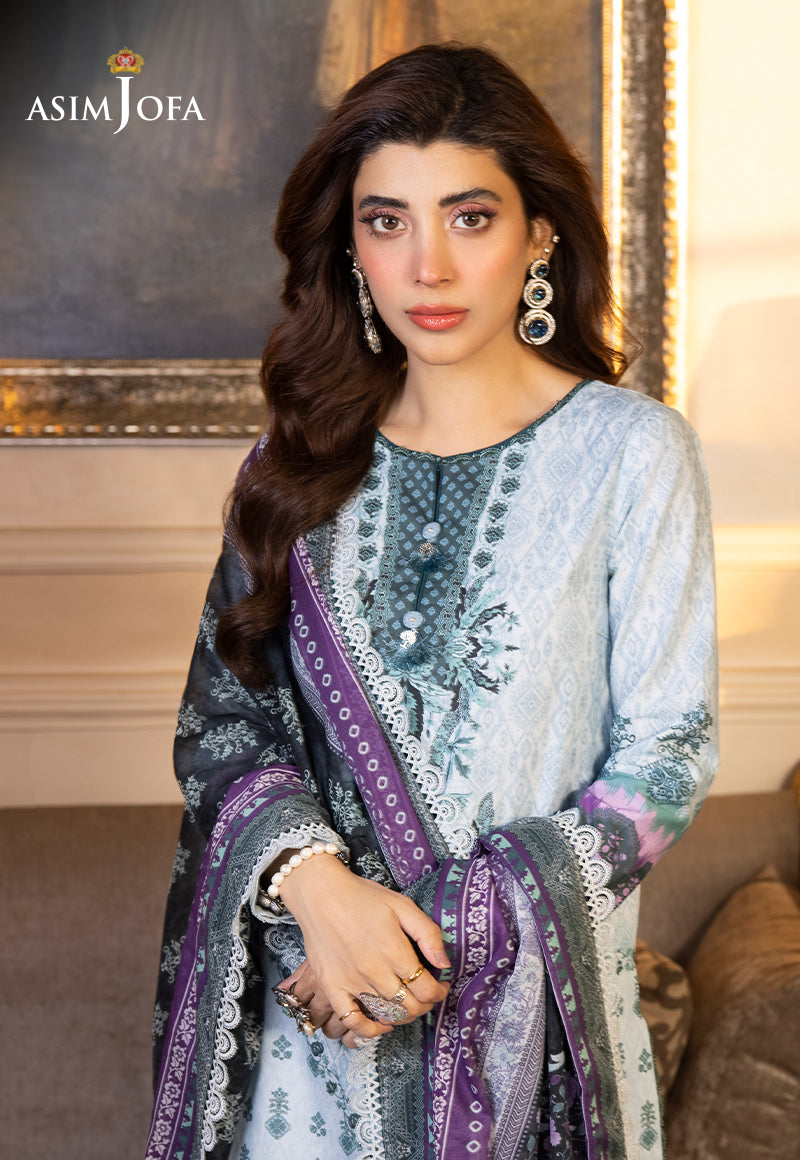 AJS-32 PRINTED LAWN 2 PCS