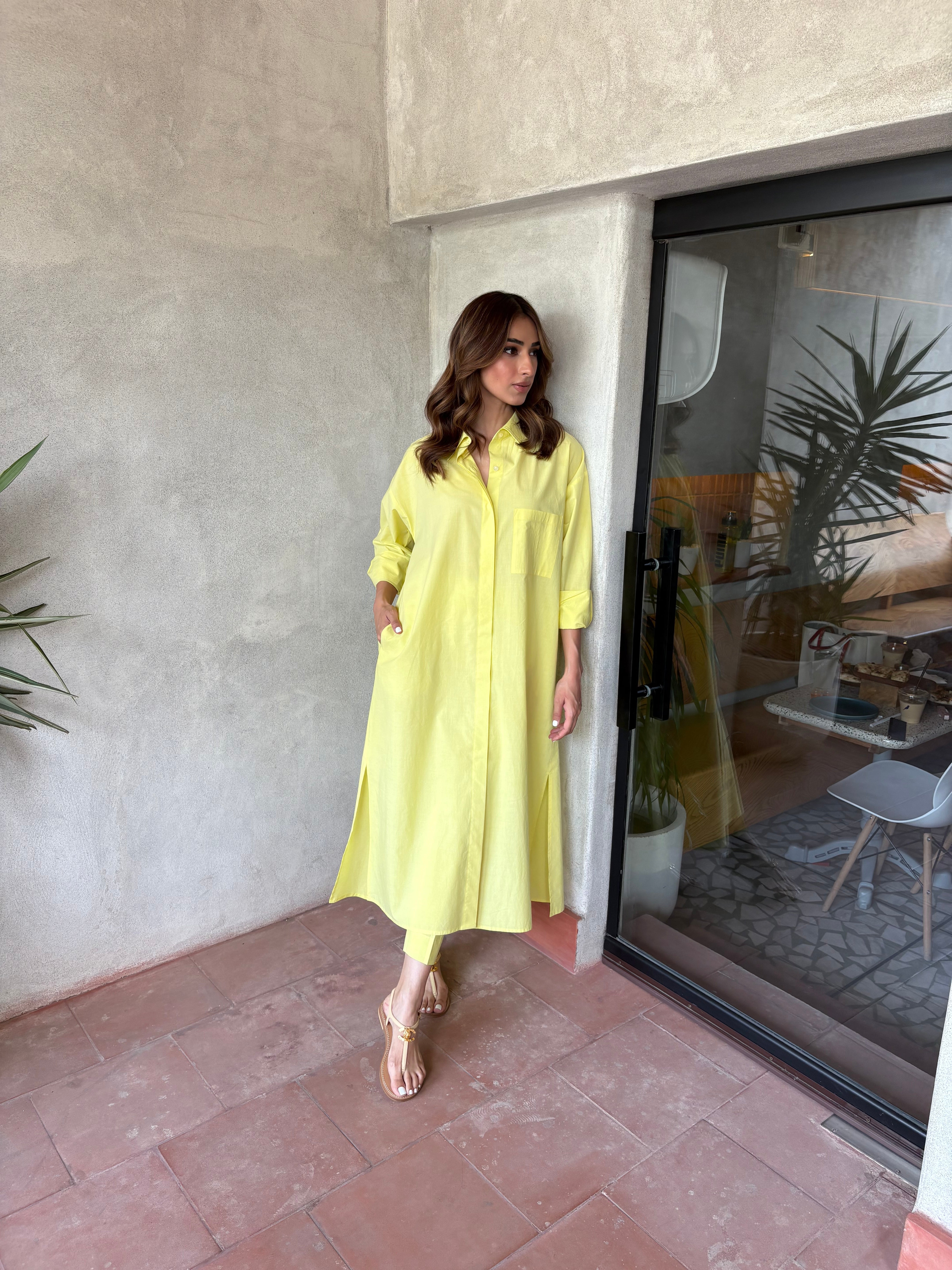 Butter Yellow Travel Set