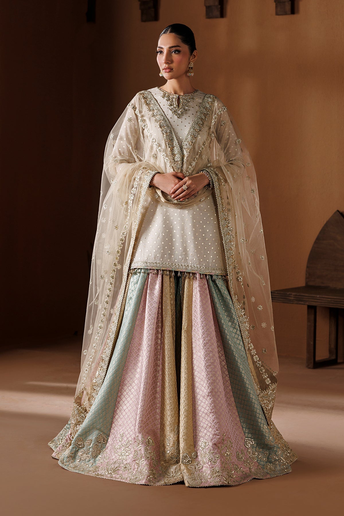 EMBROIDERED ZARRI CHIFFON SF-4435