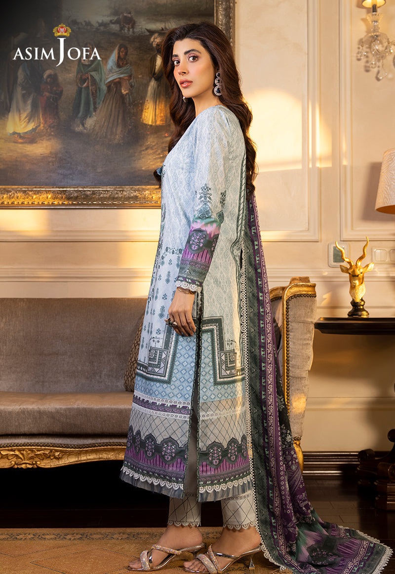 AJS-32 PRINTED LAWN 2 PCS