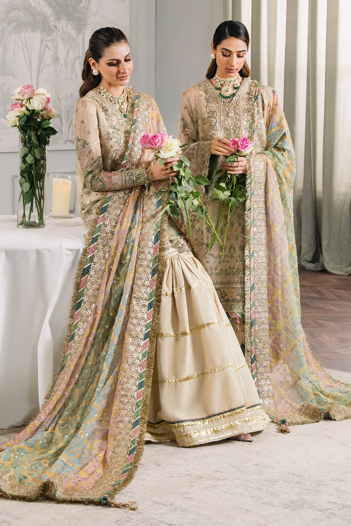 EMBROIDERED MASURI CH12-04 STITCHED