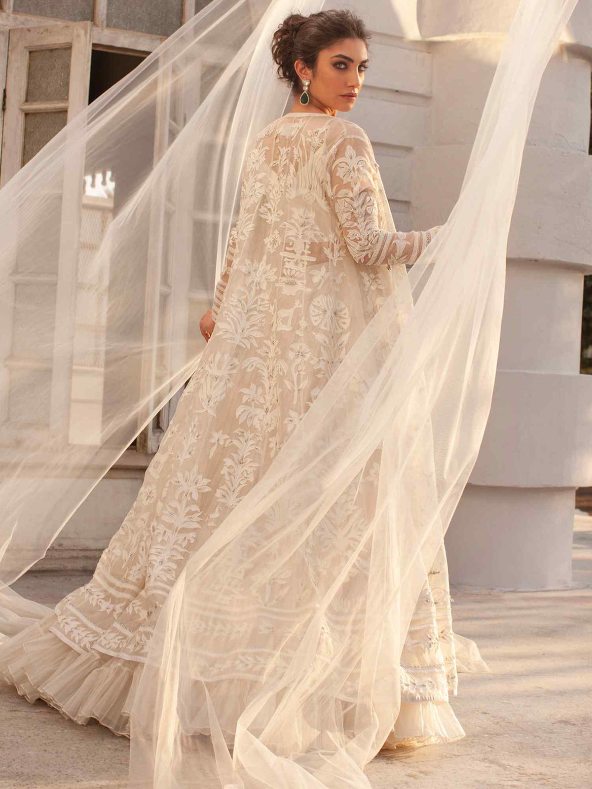 Kalidar & Crushed Lehenga