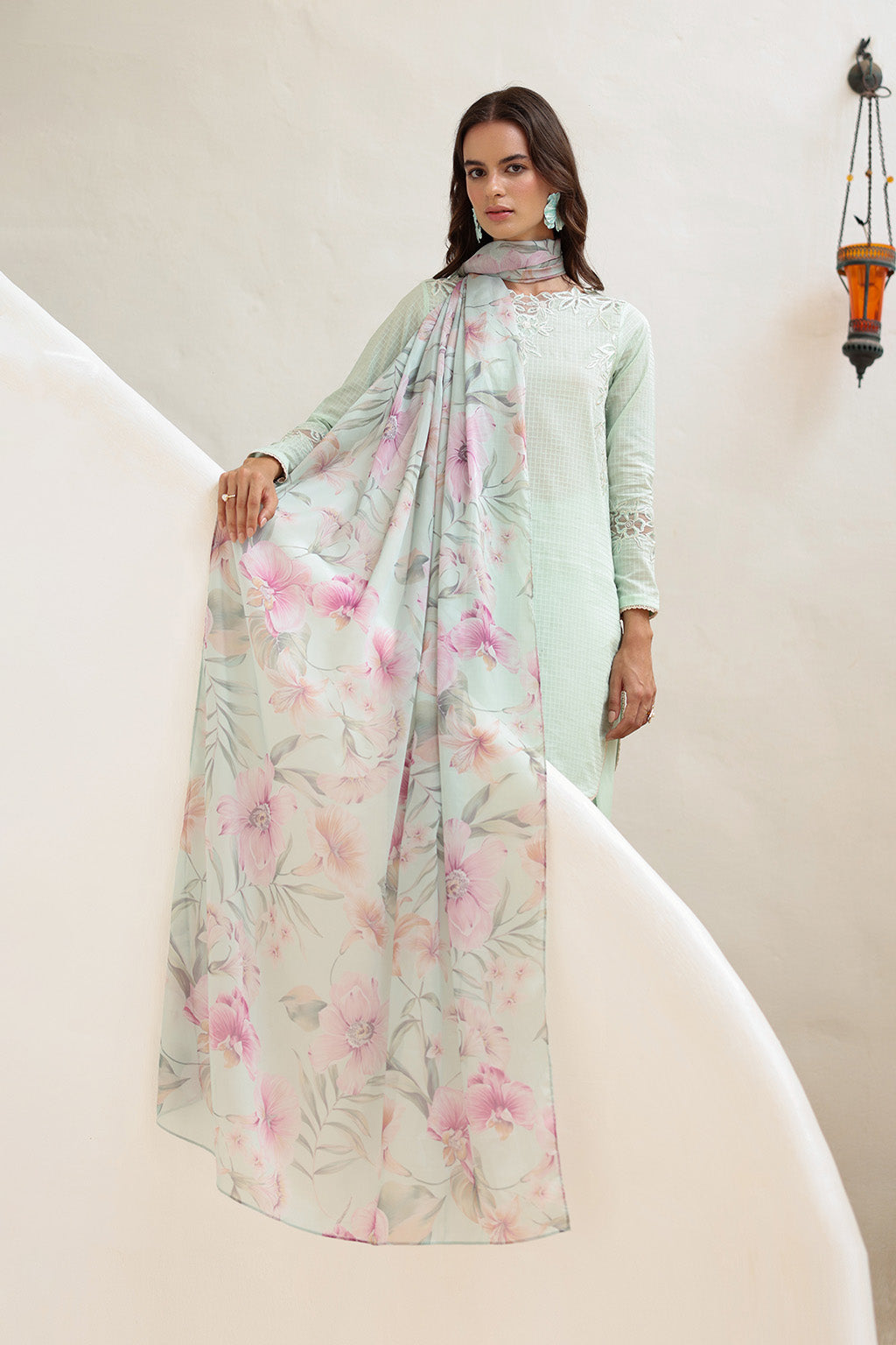 UE-521 Dyed Textured Lawn