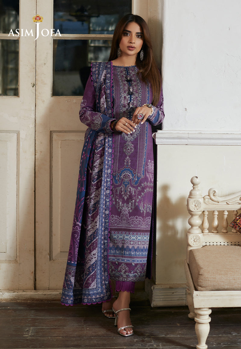 AJS-14 EMBROIDERED LAWN 2 PCS