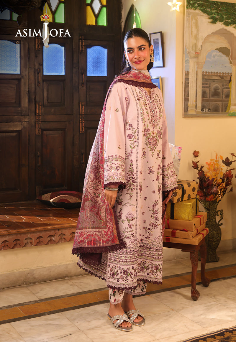 AJUBU-05 Embroidered Jacquard 3 Pcs
