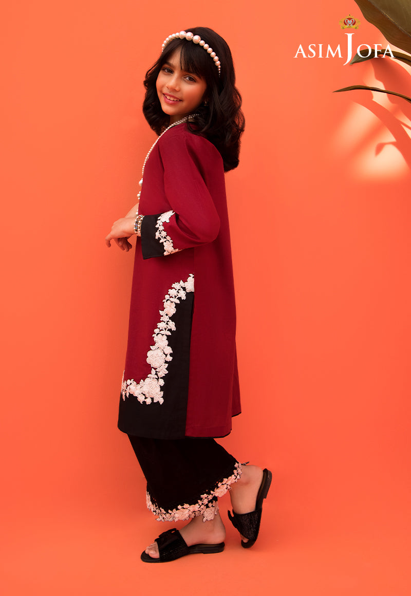 AJKC-04 EMBROIDERED CAMBRIC 2 PCS