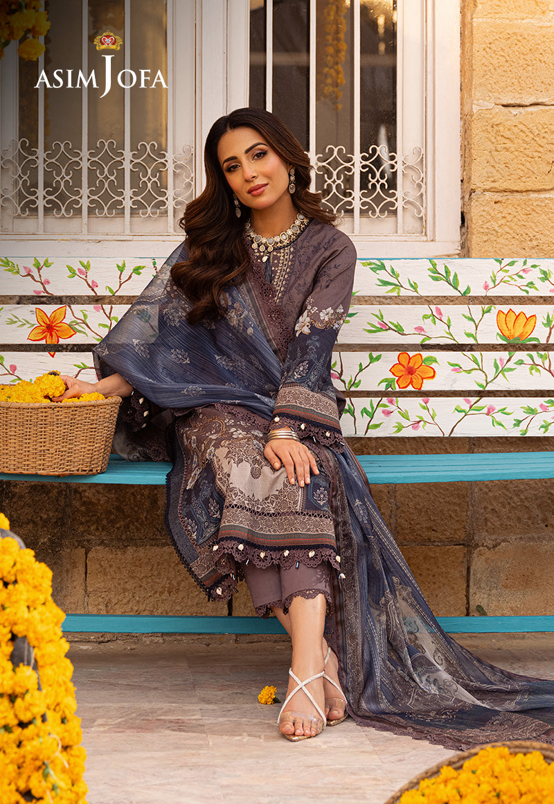 AJAR-07 EMBROIDERED JACQUARD 3 PCS