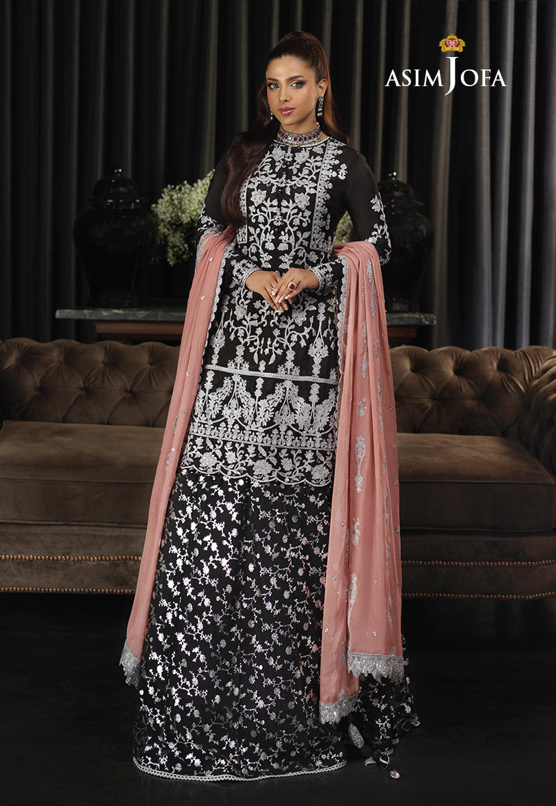 AJN-11 EMBROIDERED SILK 3 PCS
