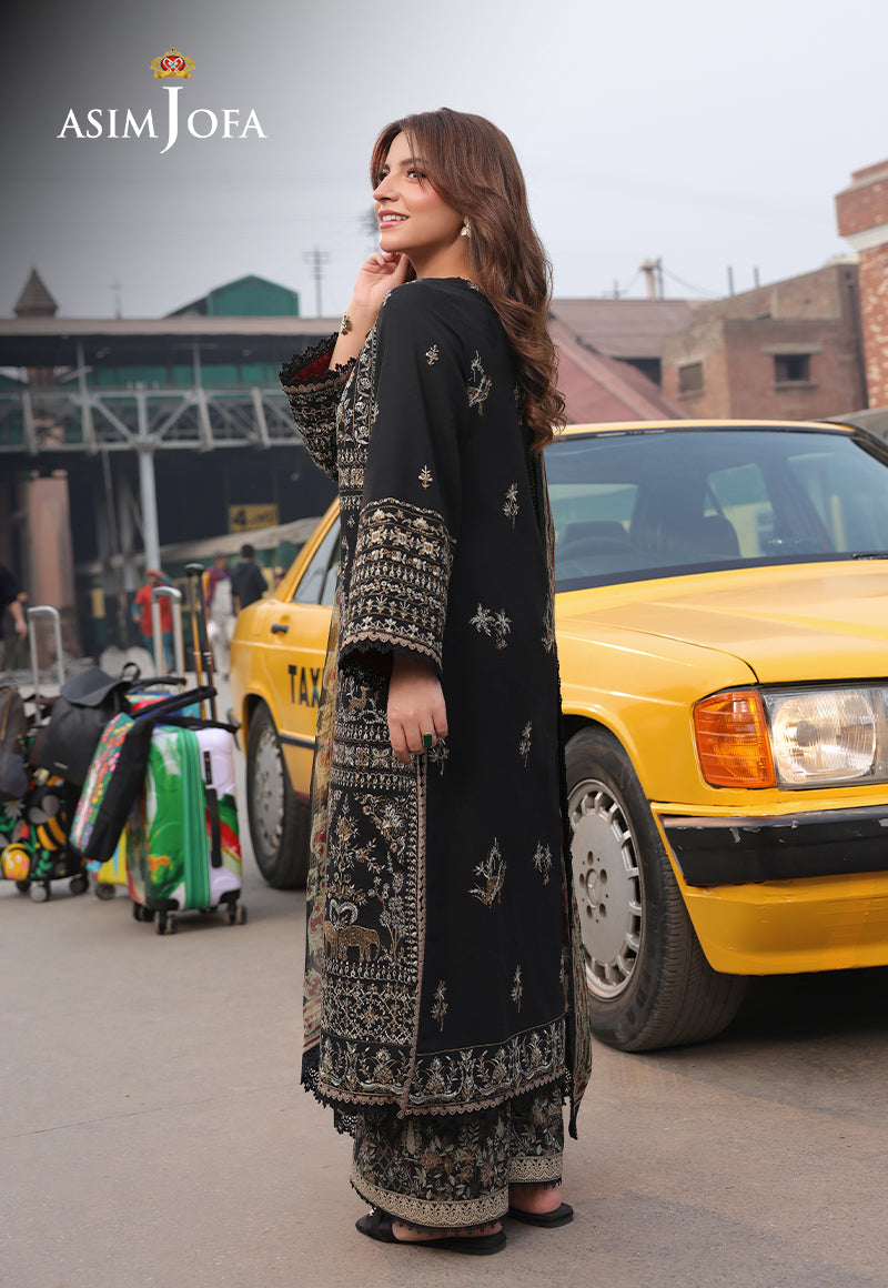 AJUBU-01 Embroidered Jacquard 3 Pcs