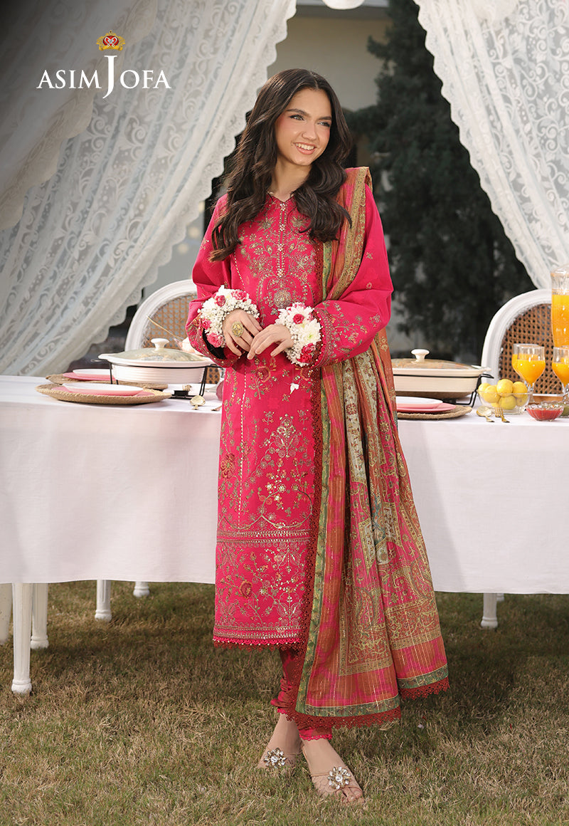 AJUBU-06 Embroidered Jacquard 3 Pcs
