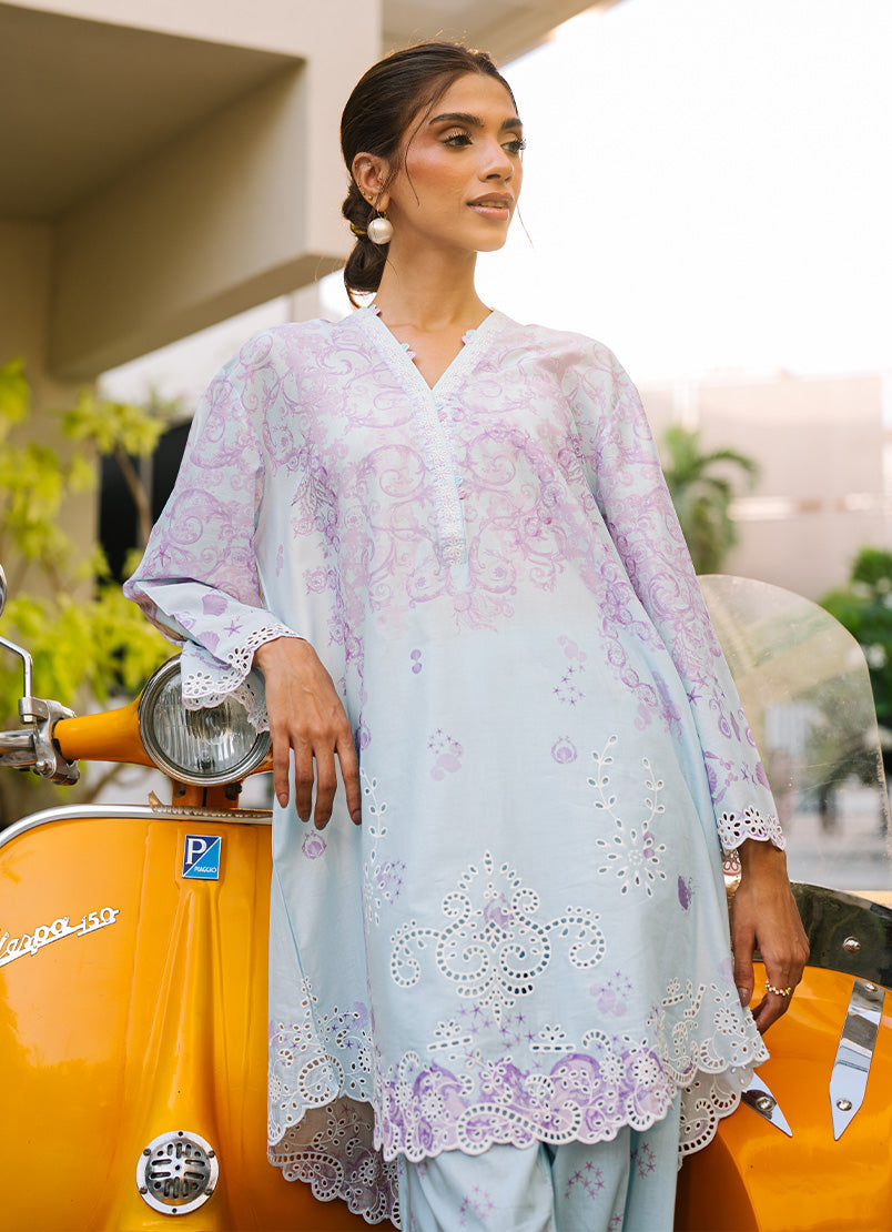 Printed Embroidered CO-ORD Set - 17186201304020