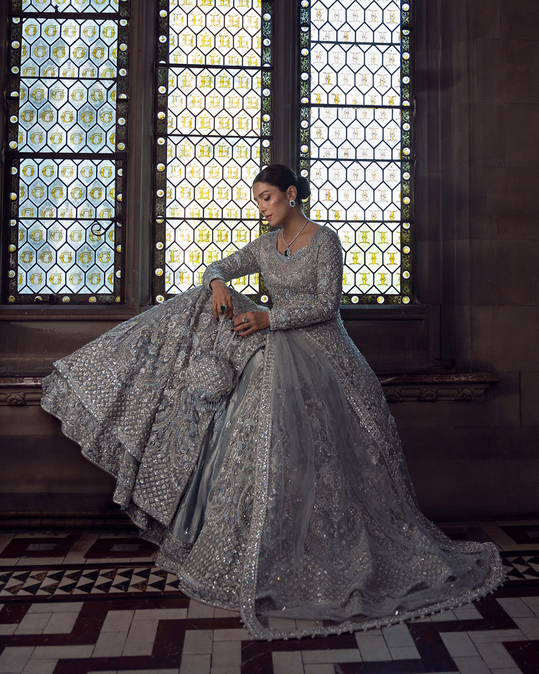 Faiza Saqlain – Ayana Style (Ice Blue)