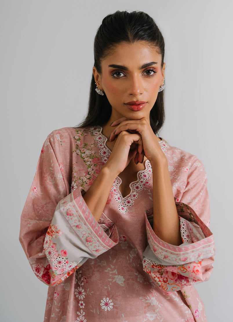 Printed Embroidered Kurta