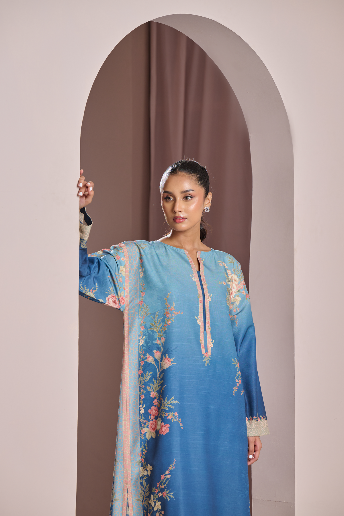 BLUE ROSE KAFTAN | 2-Piece