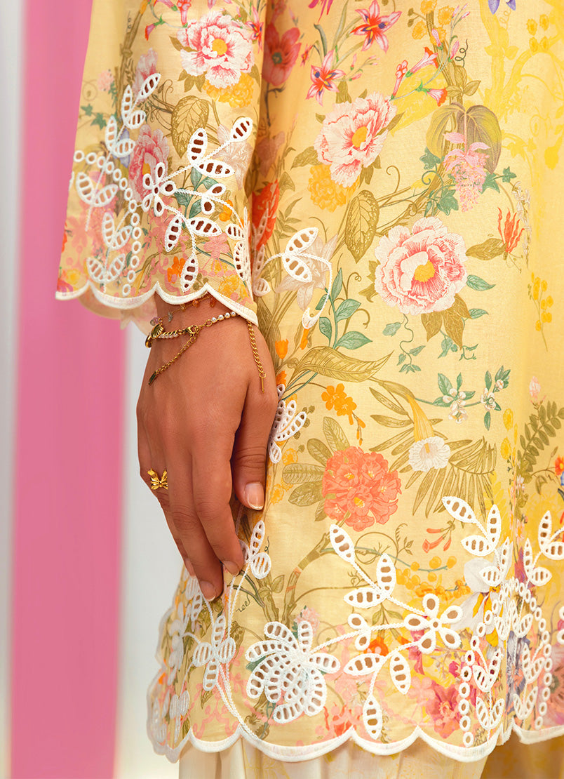 Printed Embroidered CO-ORD Set