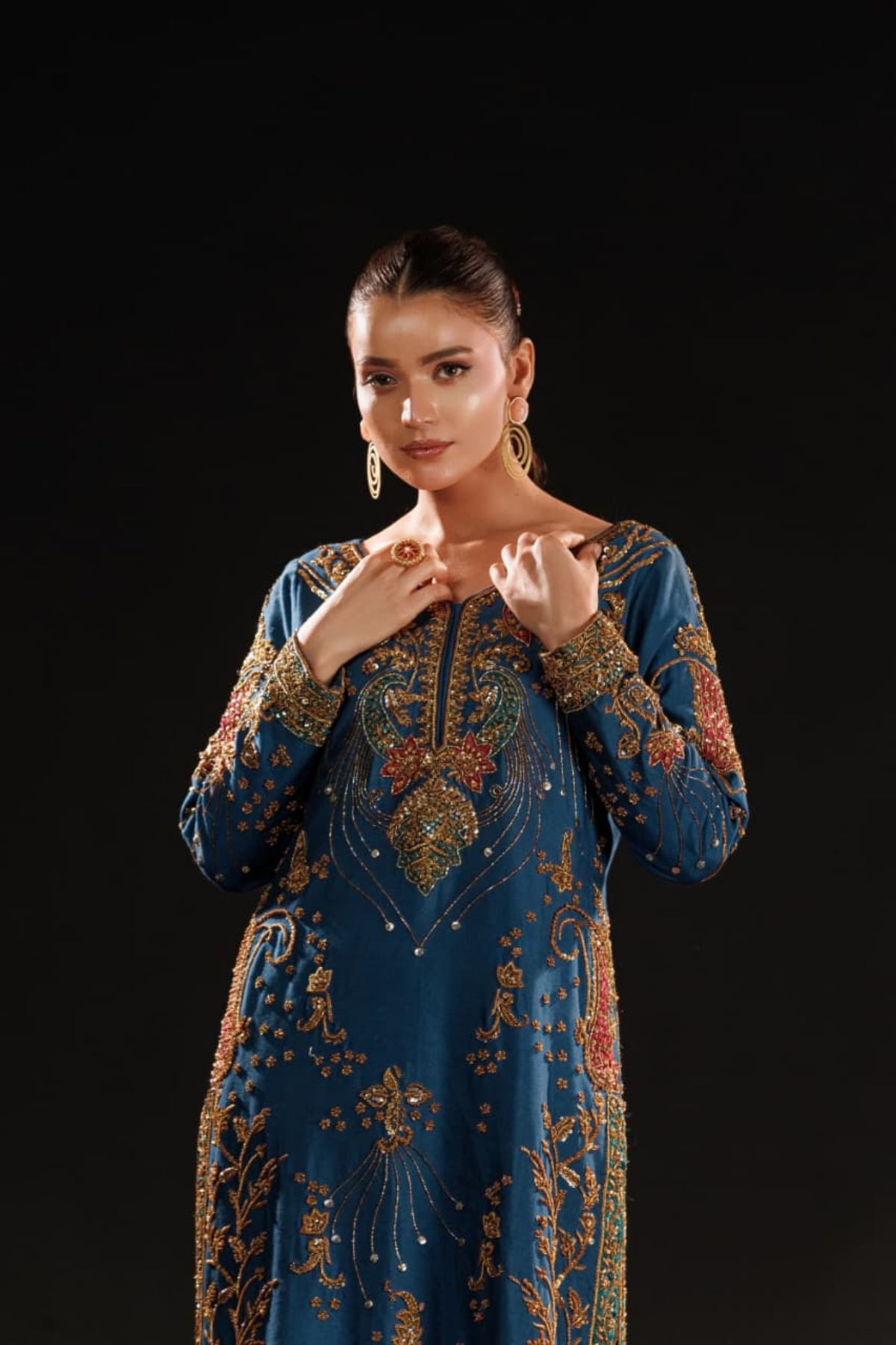 Usama Silk – Azure Dynasty Style