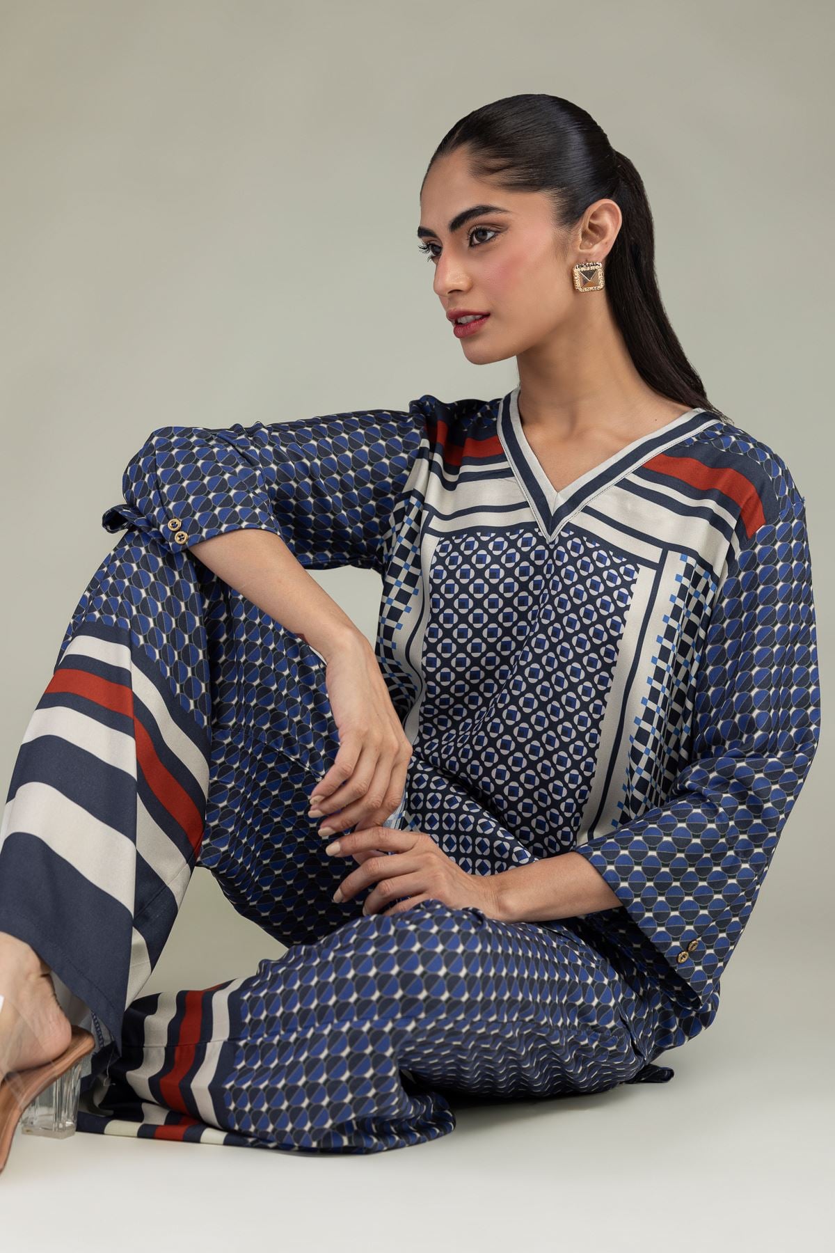 Viscose V-Neck Tunic