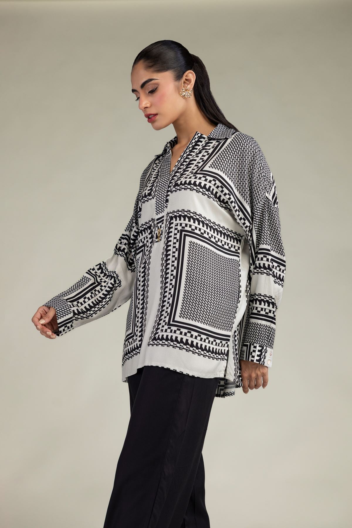 Short V-Neck Shirt