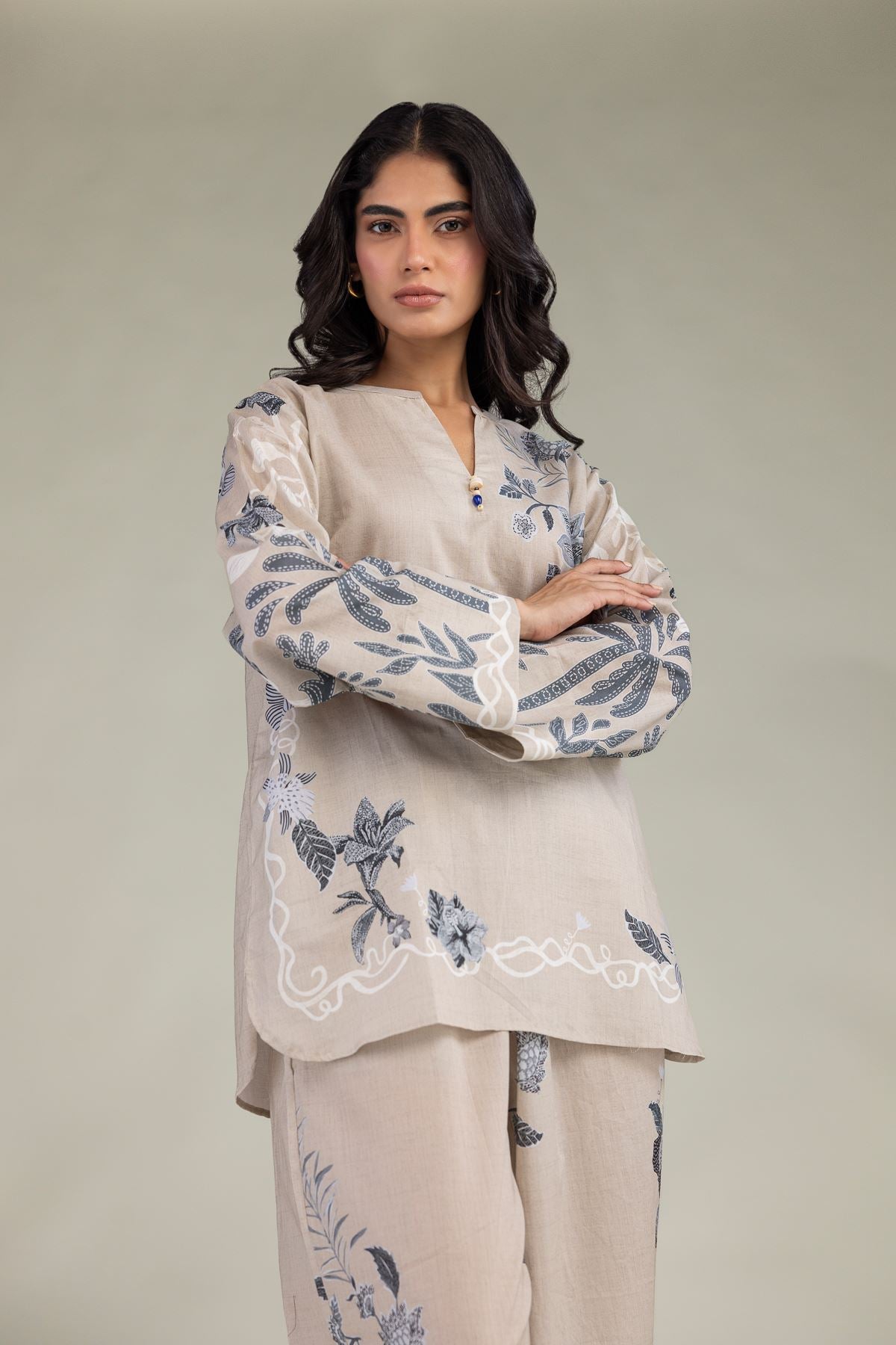 Cambric Floral Tunic