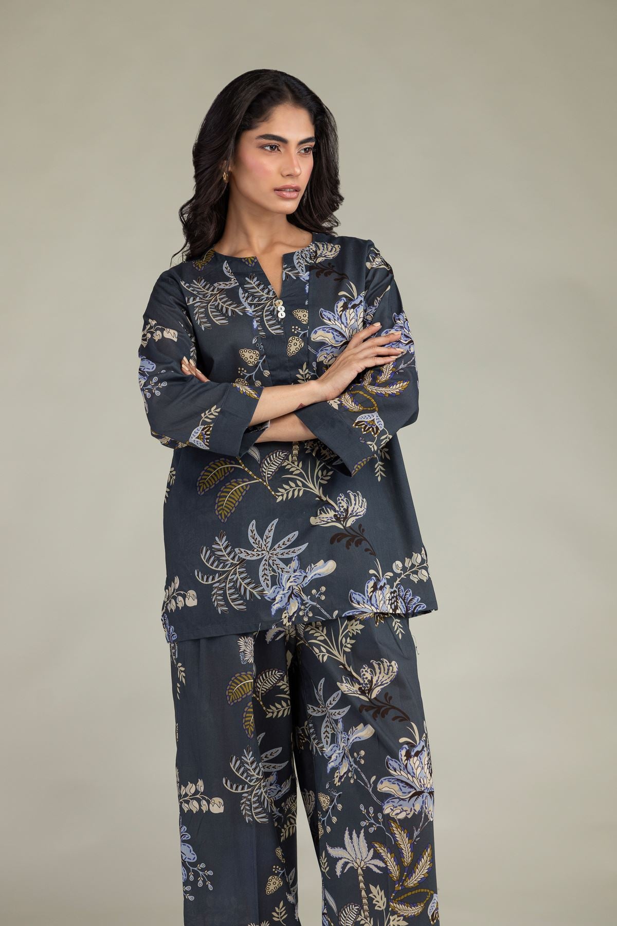 Floral Cambric Tunic