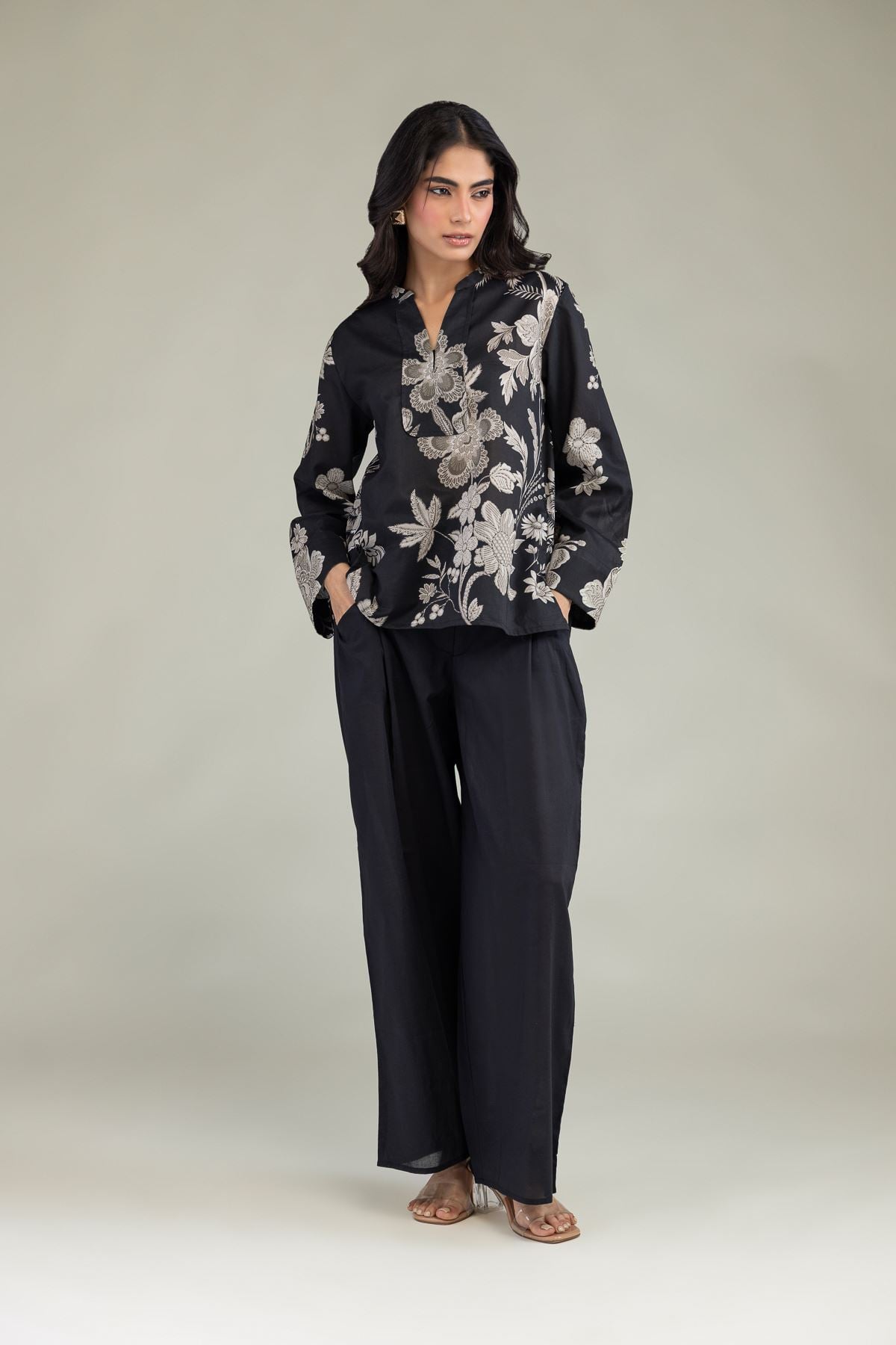 Black Cambric Trousers