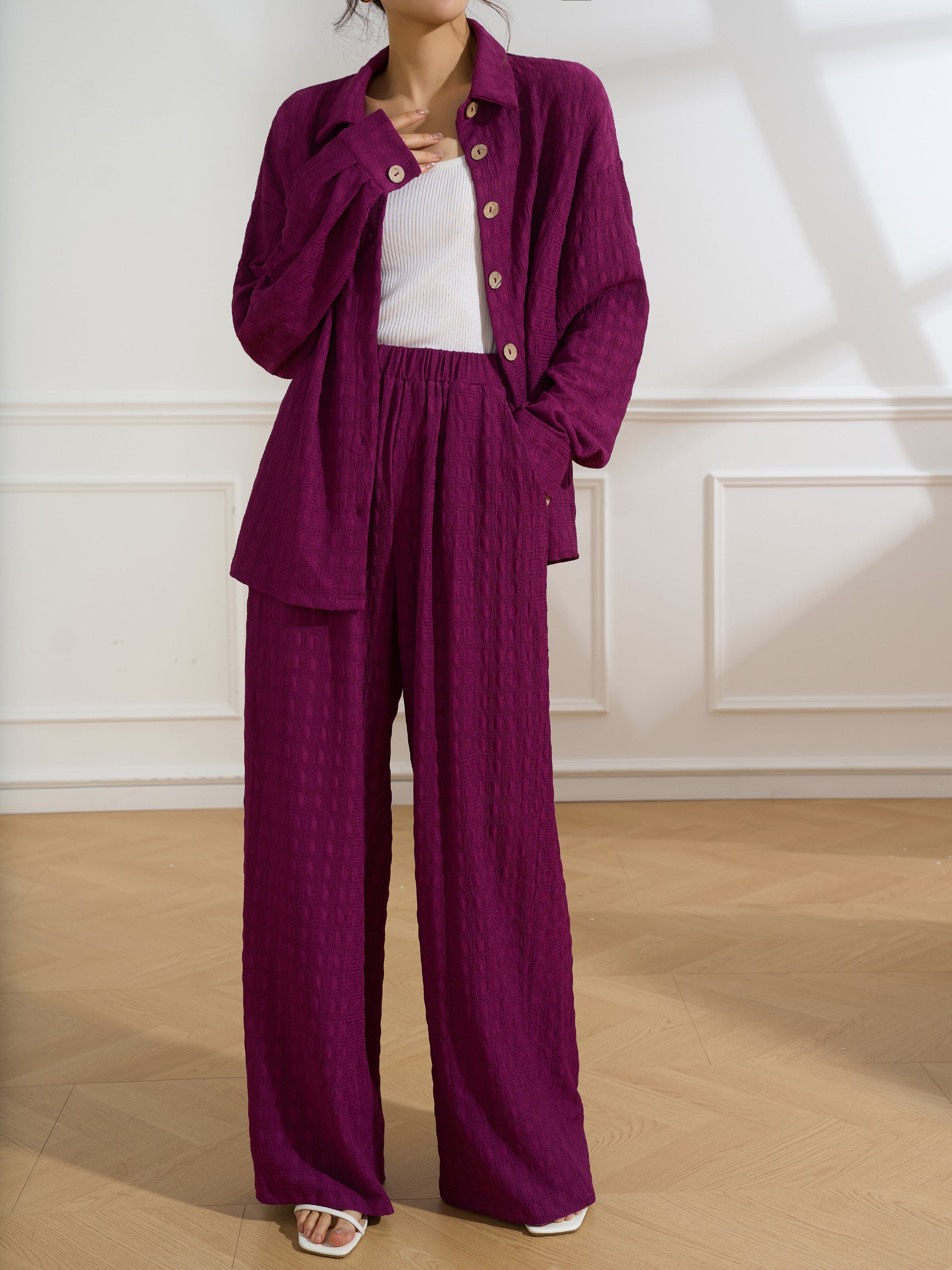 Tavira Textured Summer Suit
