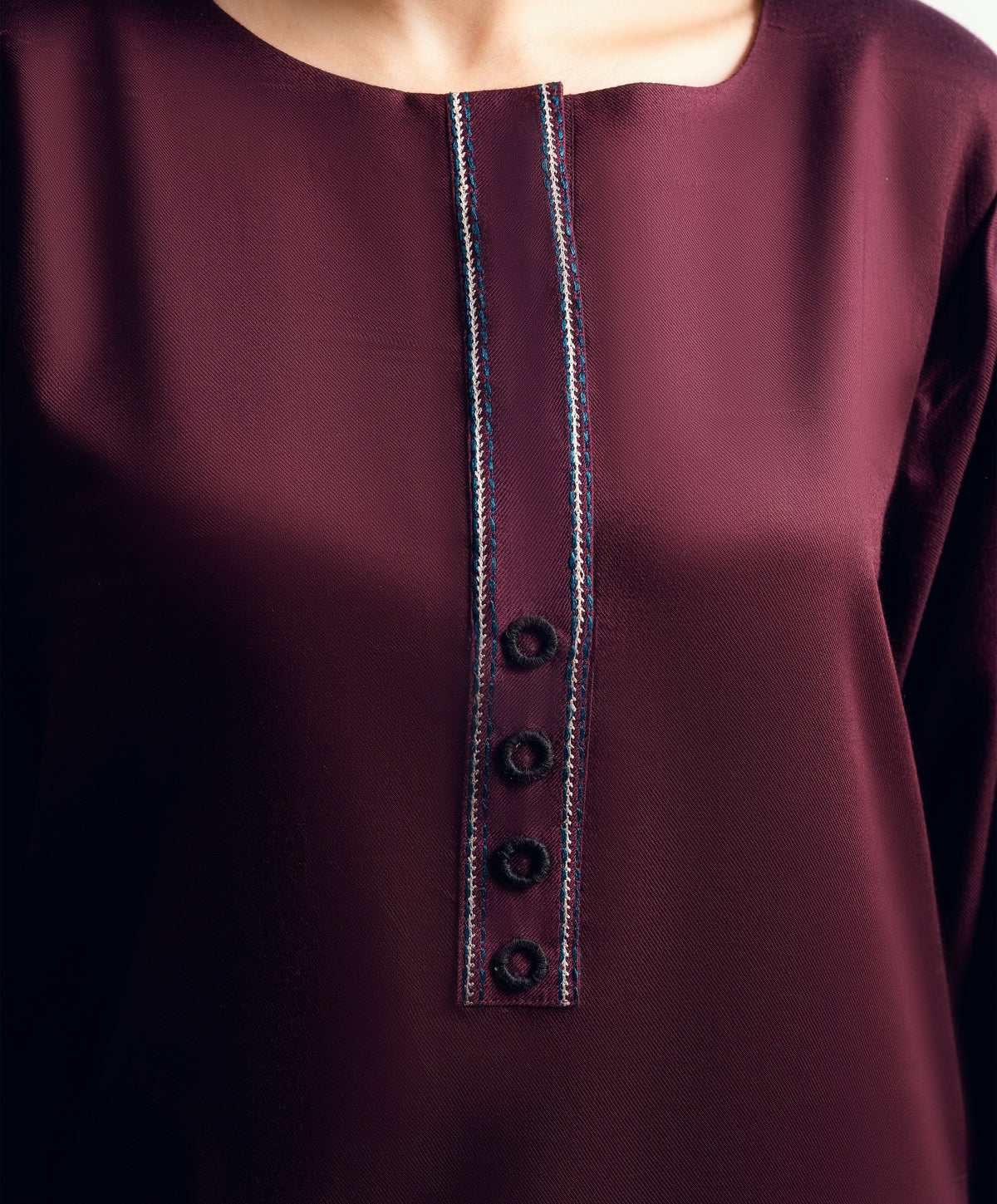 Garnet Gush | 2 pc Stitched