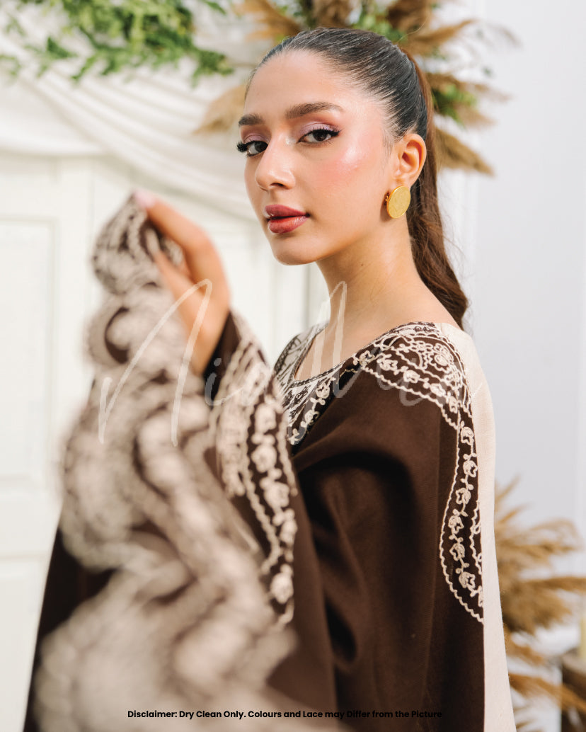 Cocoa Cream Shawl