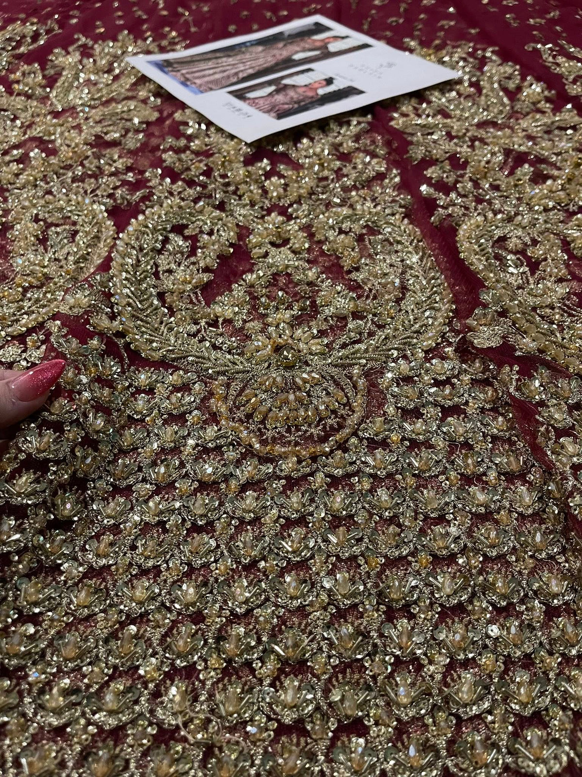 Faiza Saqlain – Ayana Style (Maroon)