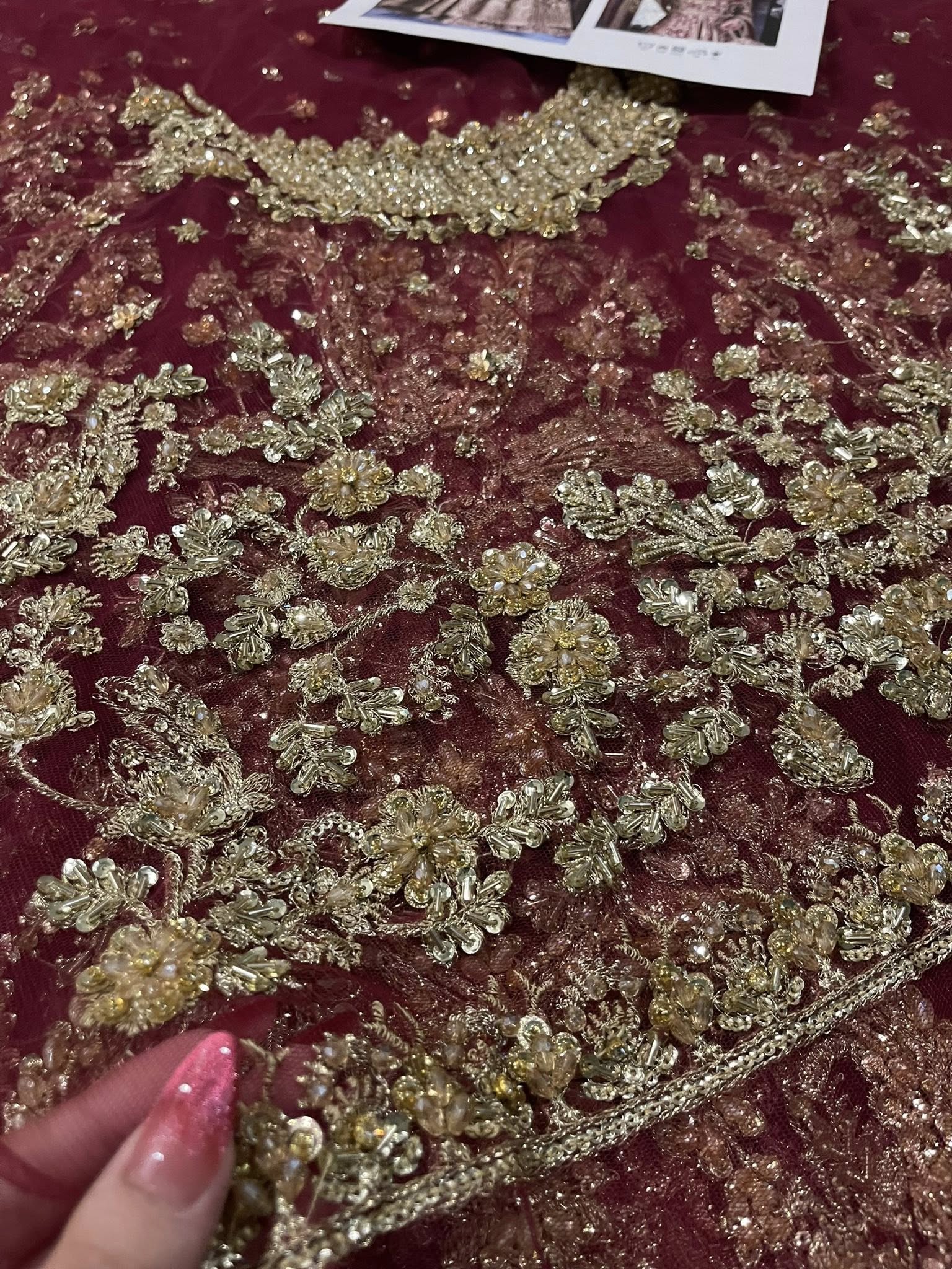 Faiza Saqlain – Ayana Style (Maroon)