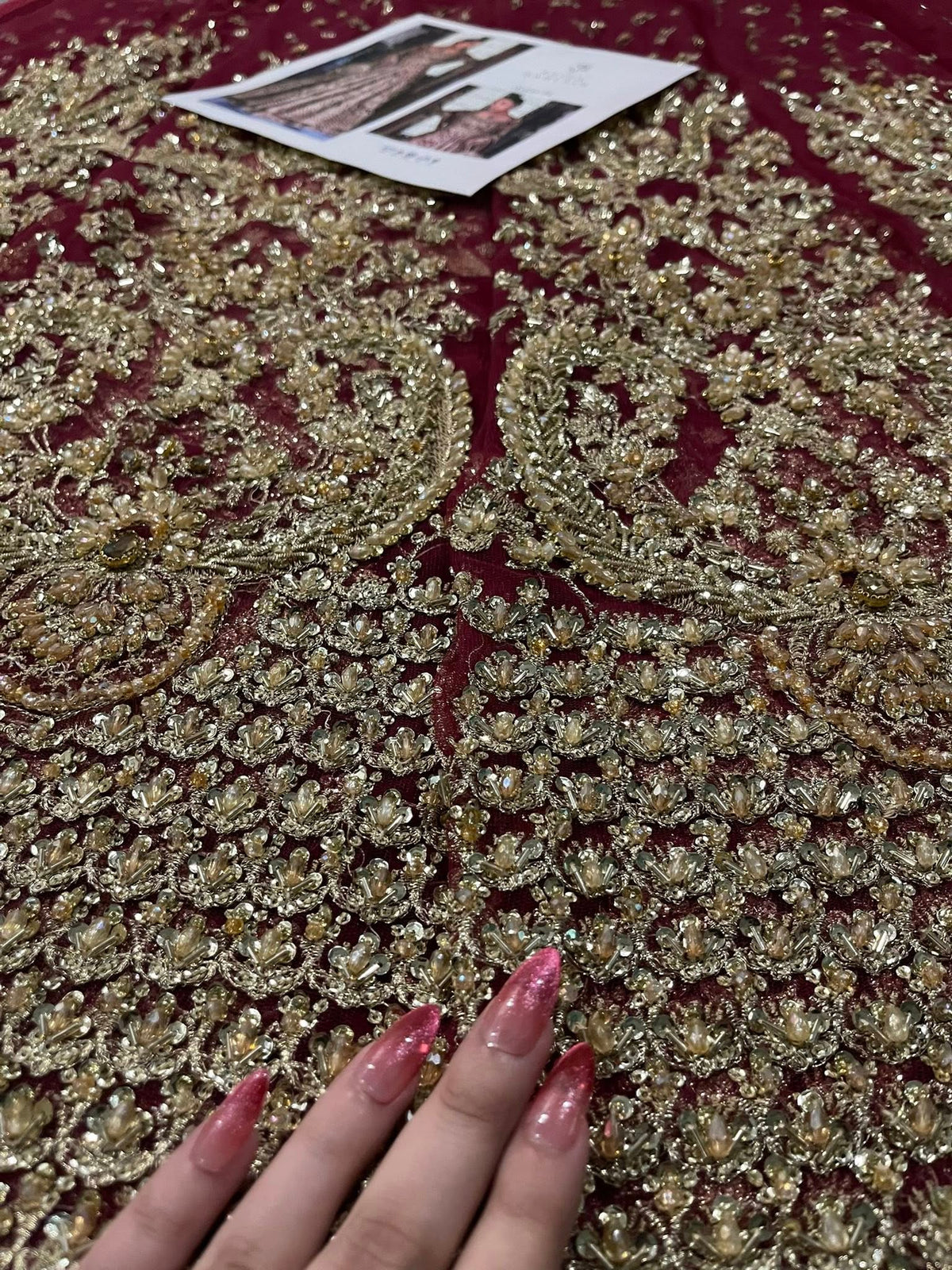 Faiza Saqlain – Ayana Style (Maroon)