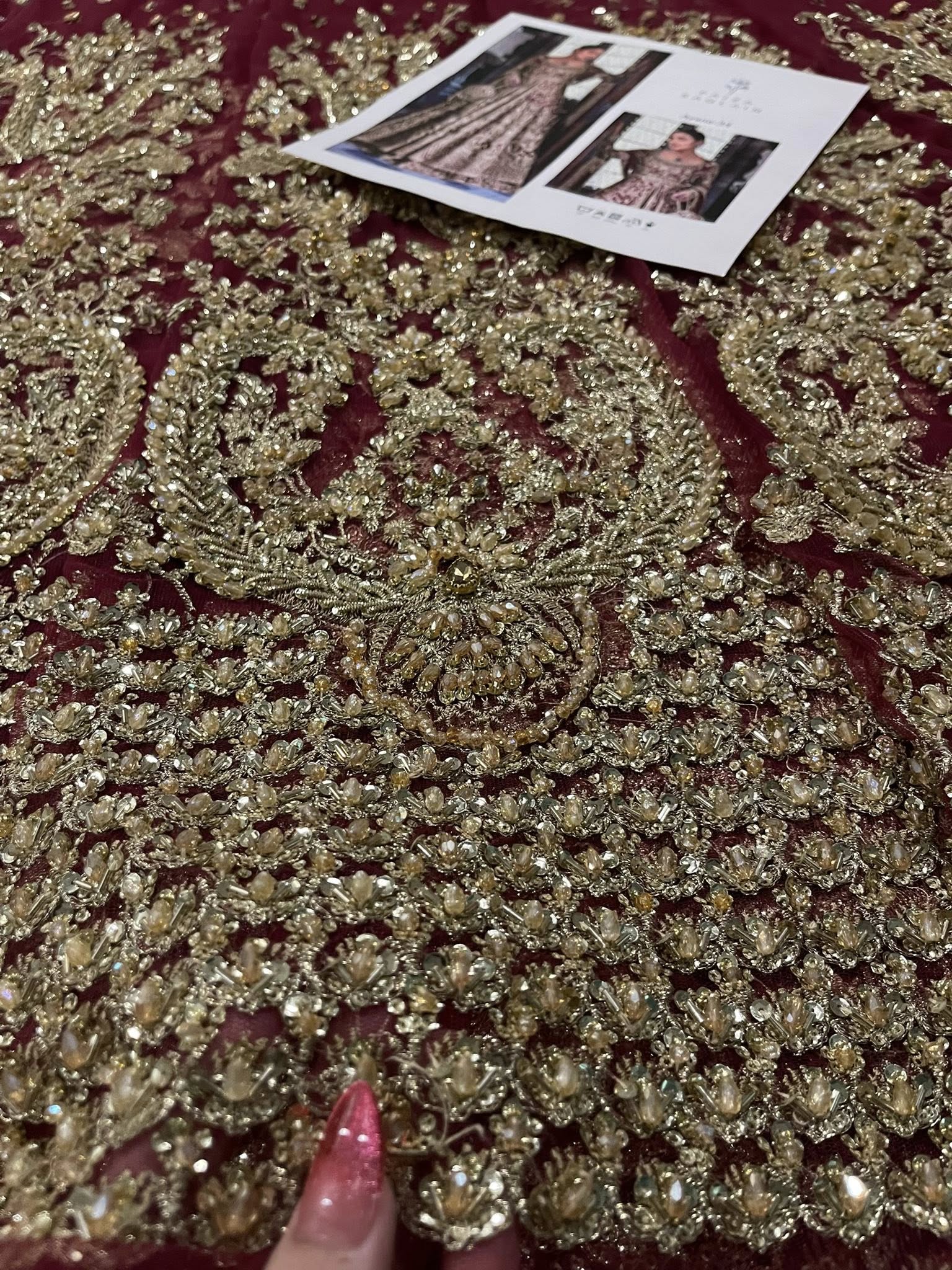 Faiza Saqlain – Ayana Style (Maroon)