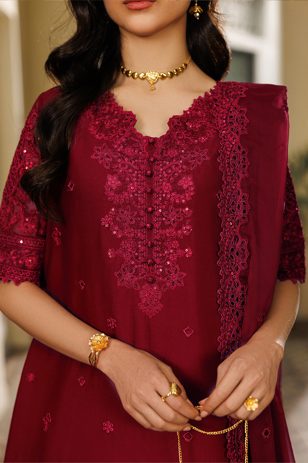 CC-97 Embroidered Chiffon - CC-97-EMBROIDERED-CHIFFON